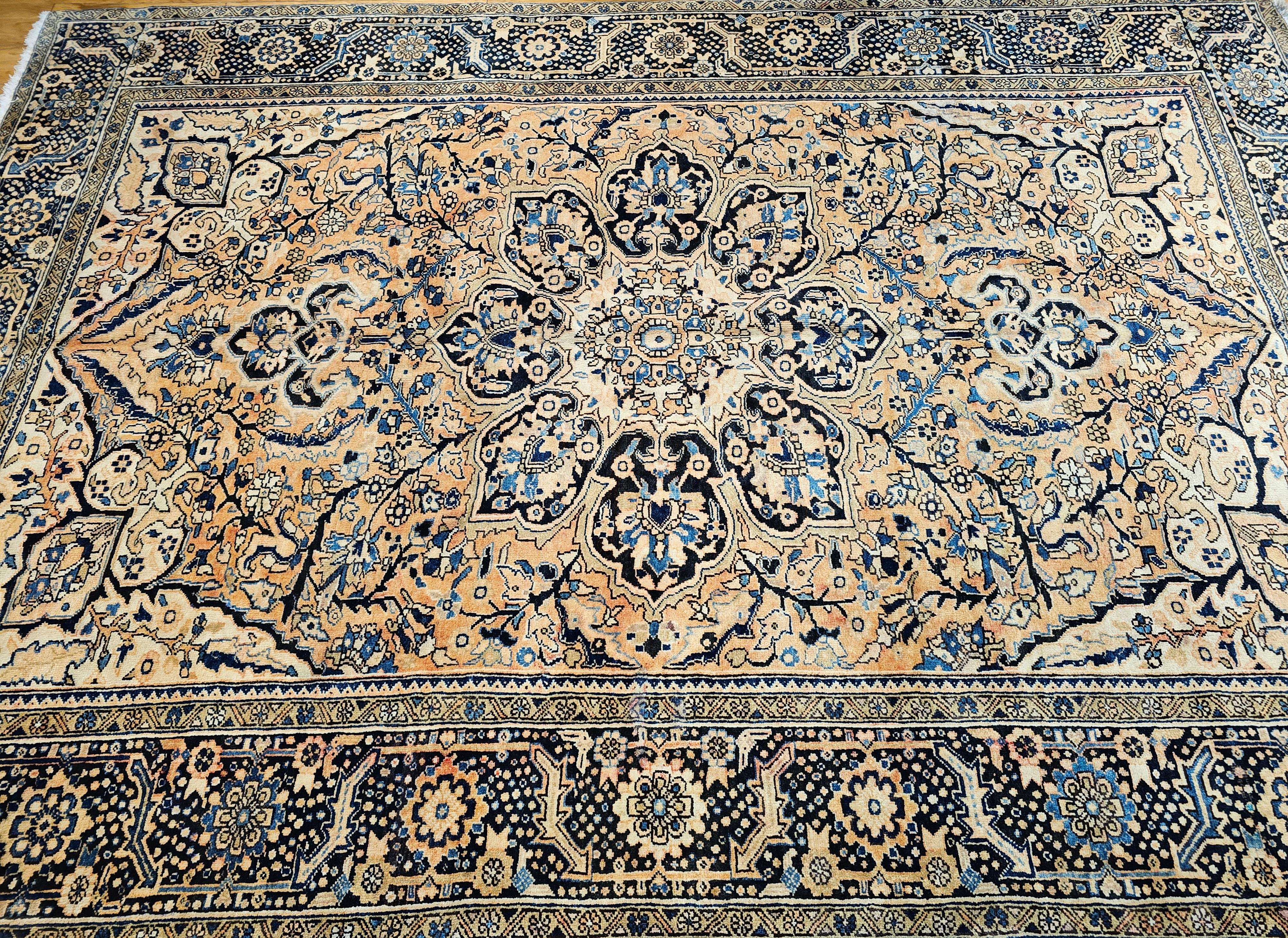 Tappeto persiano vintage di Heriz con motivo geometrico in vendita 7