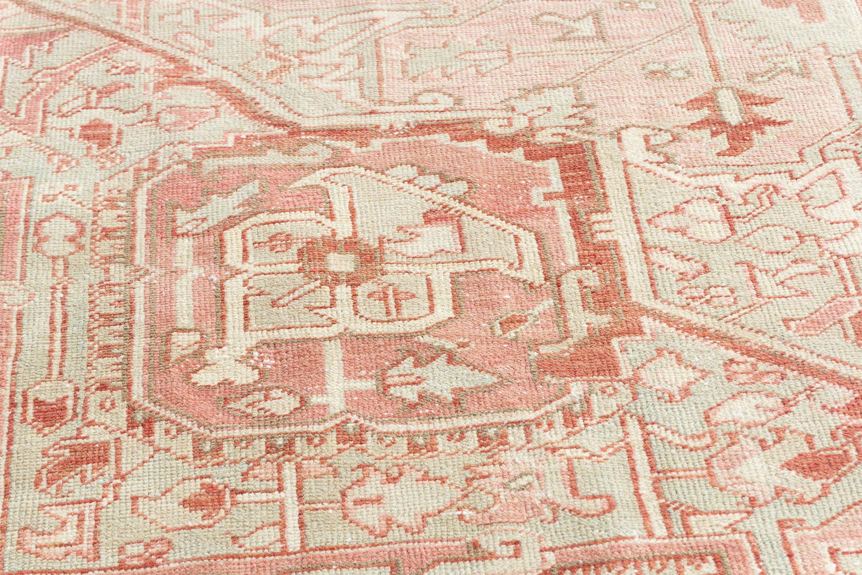 Vintage Persisch Heriz Teppich 11'4 x 15'9 im Zustand „Gut“ im Angebot in New York, NY