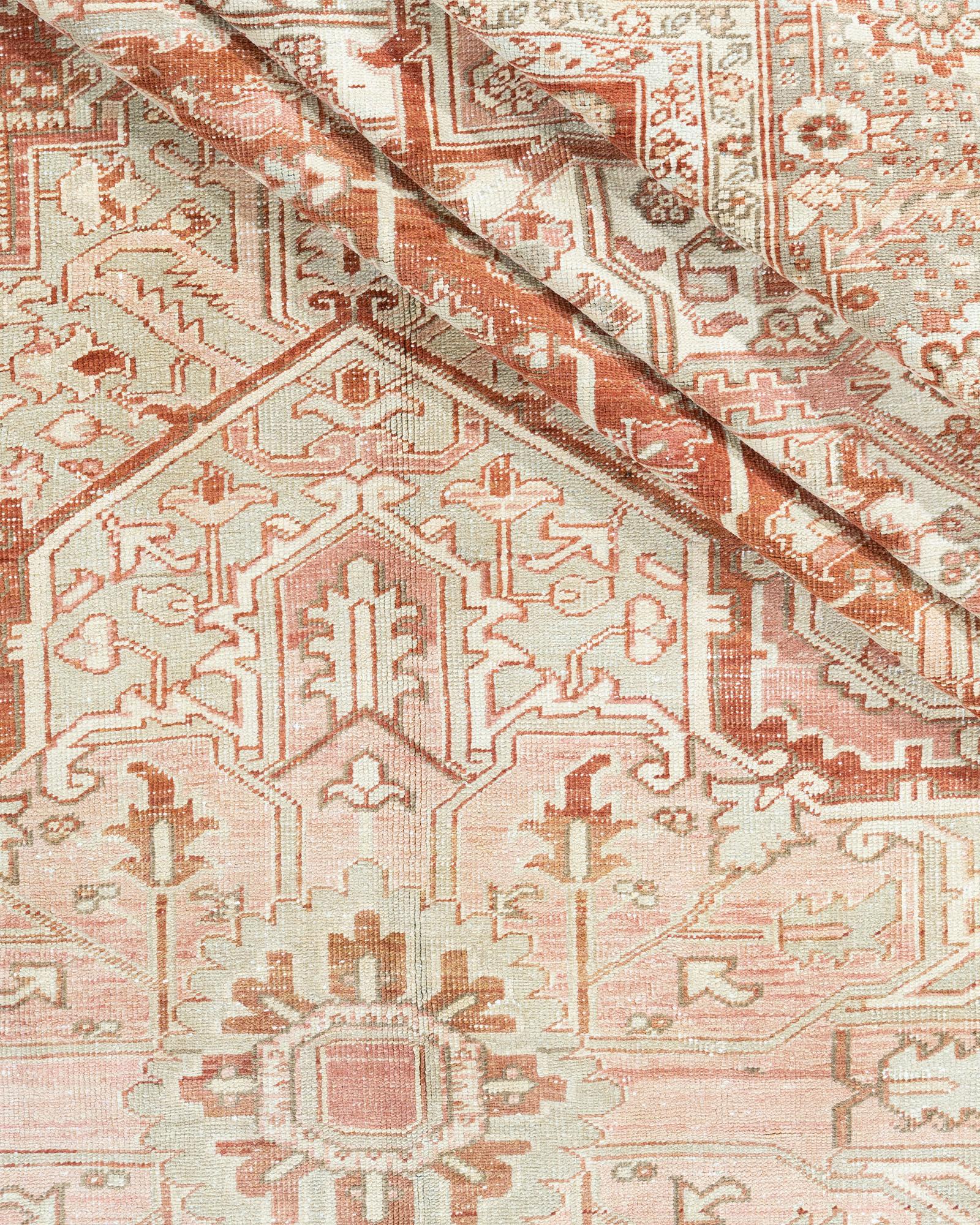 Vintage Persisch Heriz Teppich 11'4 x 15'9 im Angebot 2