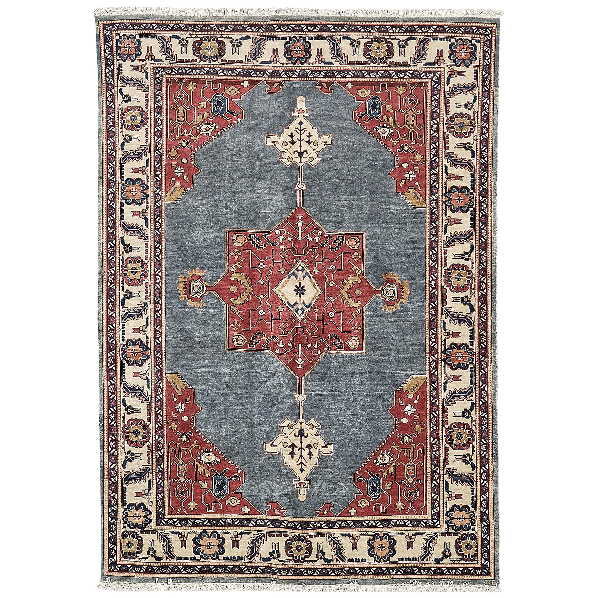 Alfombra persa vintage Heriz 51929