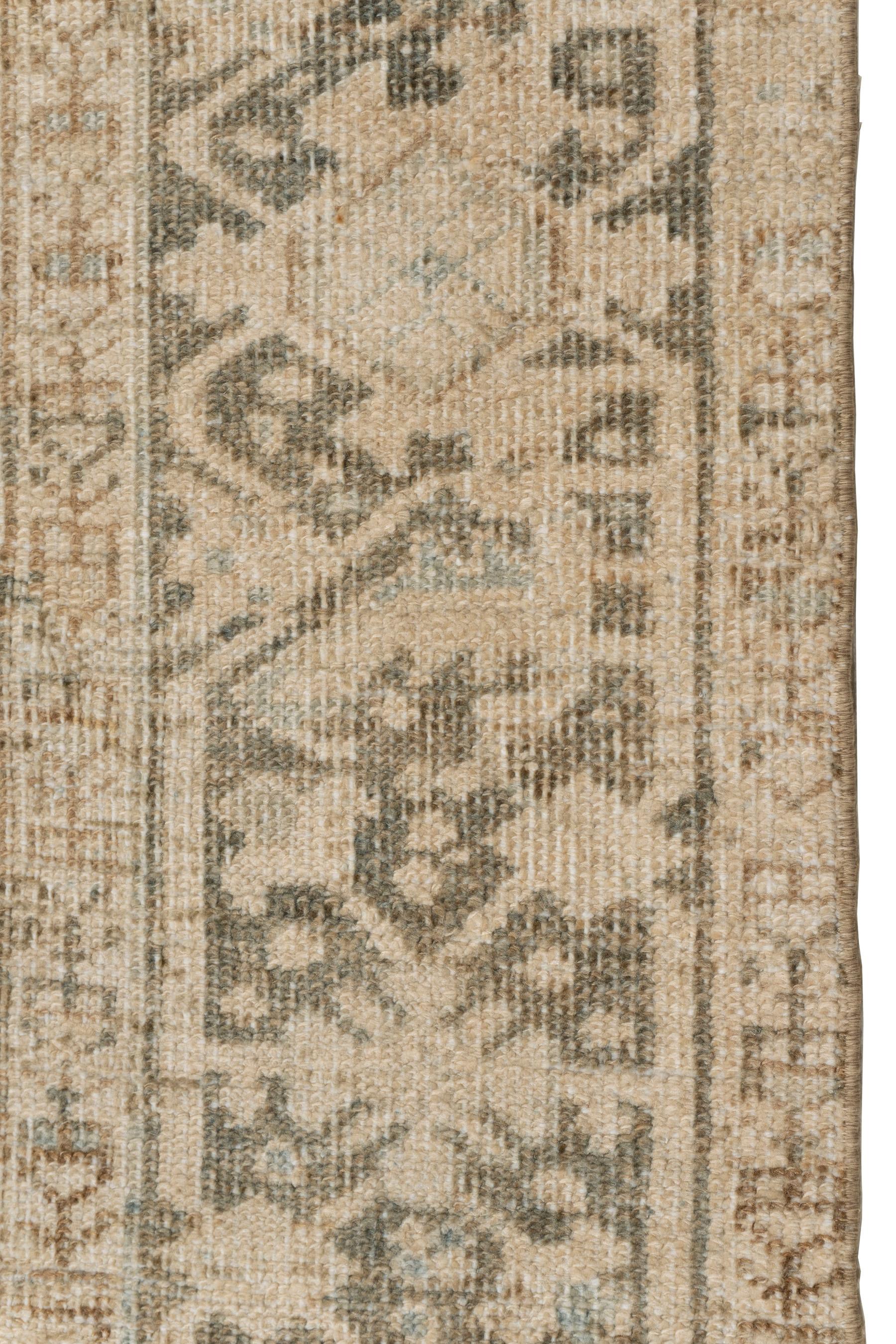 Wool Vintage Persian Heriz Rug 6' X 8'4 For Sale