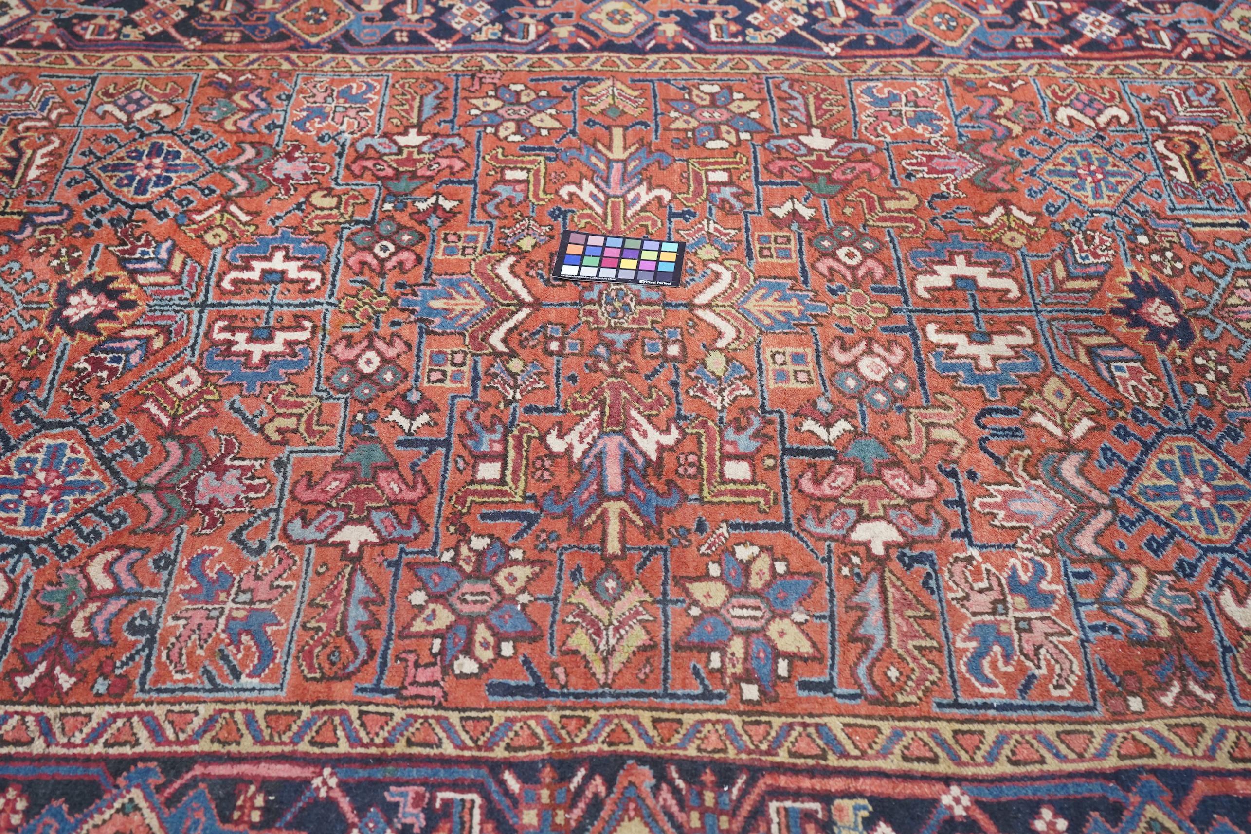 Alfombra Persa Heriz Vintage 6'0'' x 8'5'' en venta 1