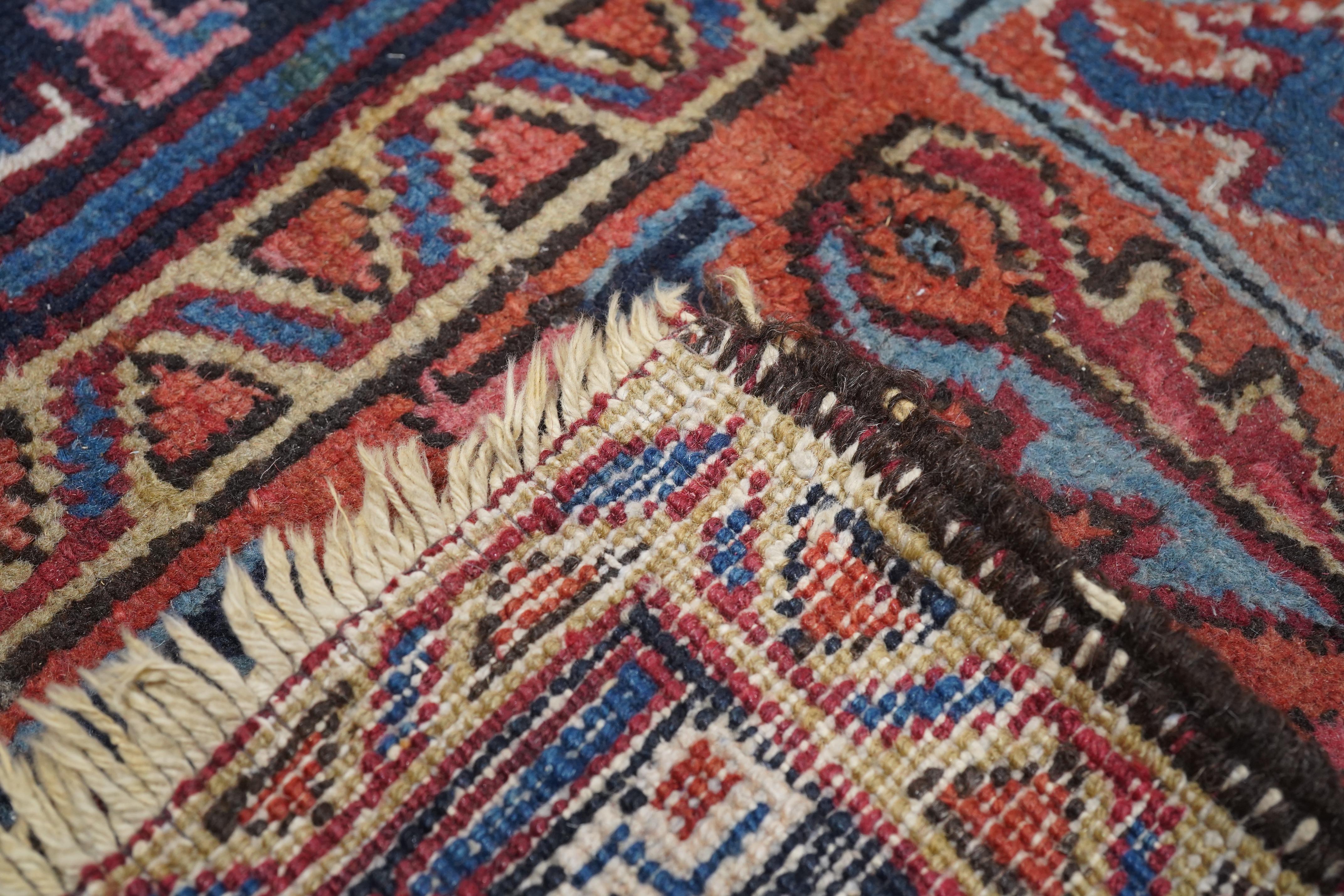 Alfombra Persa Heriz Vintage 6'0'' x 8'5'' en venta 2
