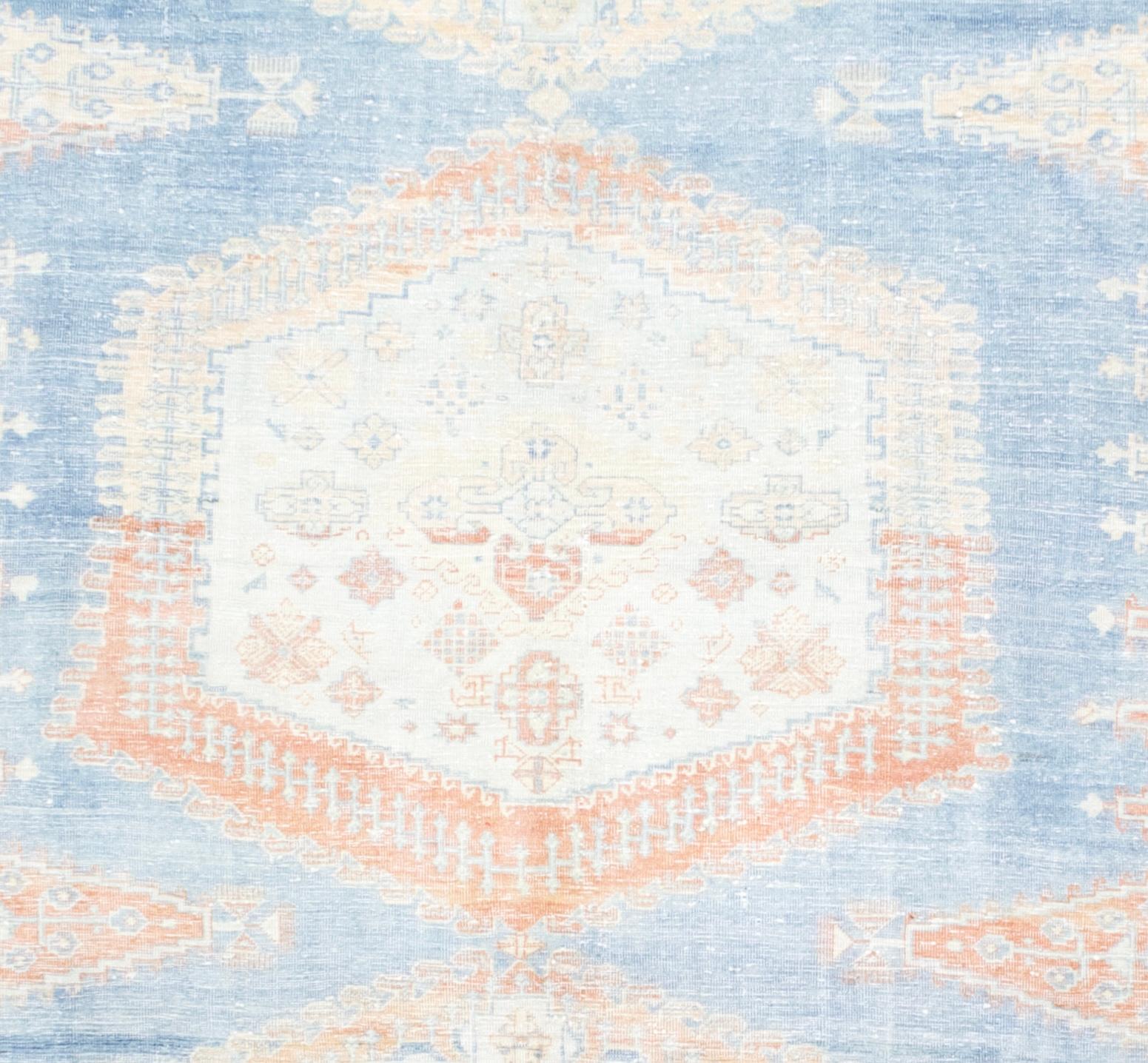 Alfombra persa vintage Heriz 7'8