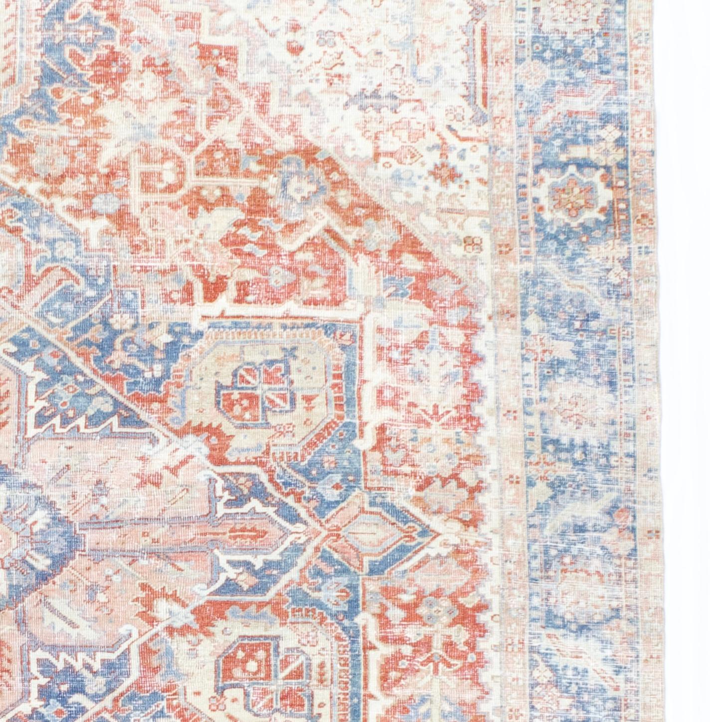 20th Century Vintage Persian Heriz Rug 8'1