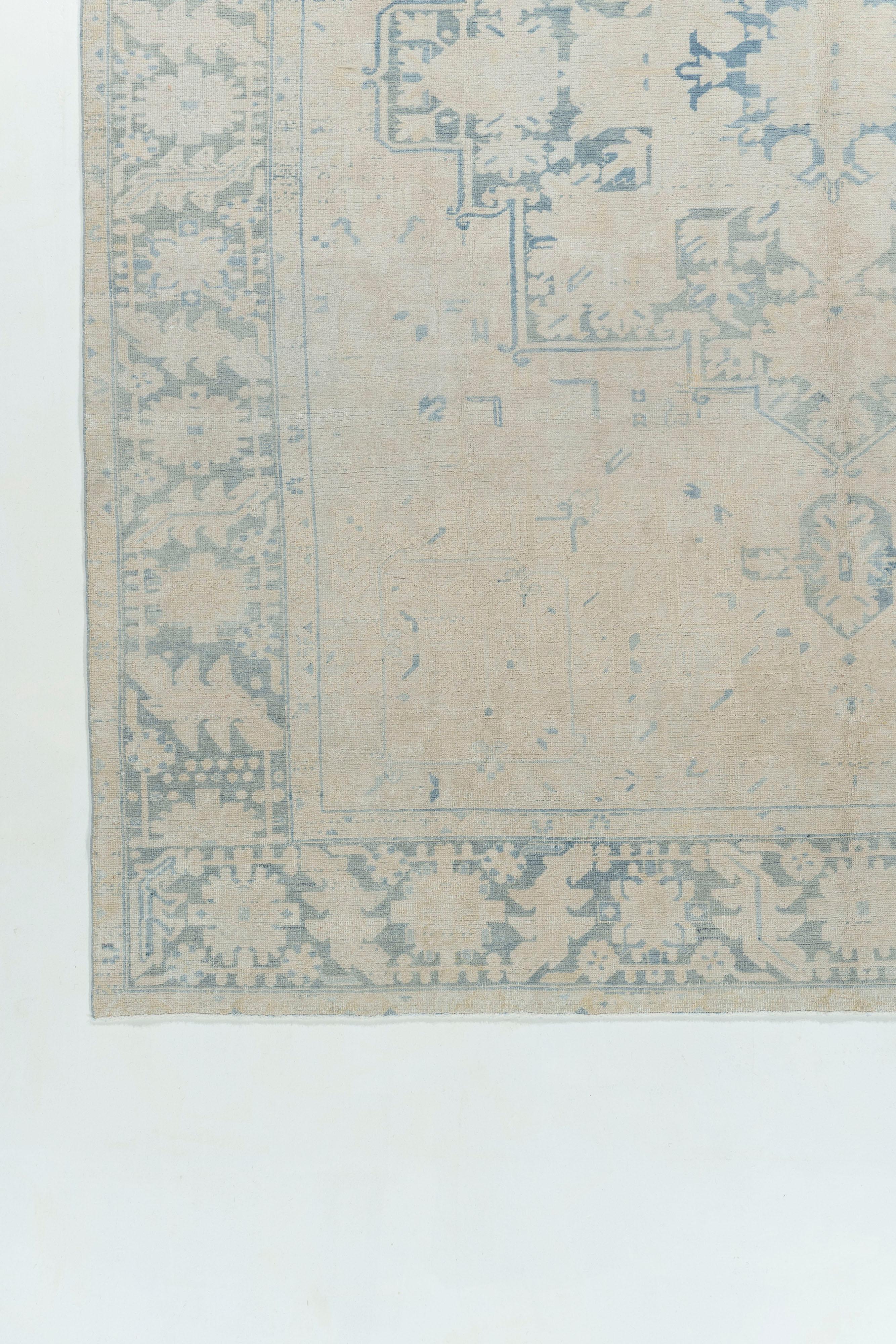 Vintage Persisch Heriz Teppich 9'4 X 12' (20. Jahrhundert) im Angebot