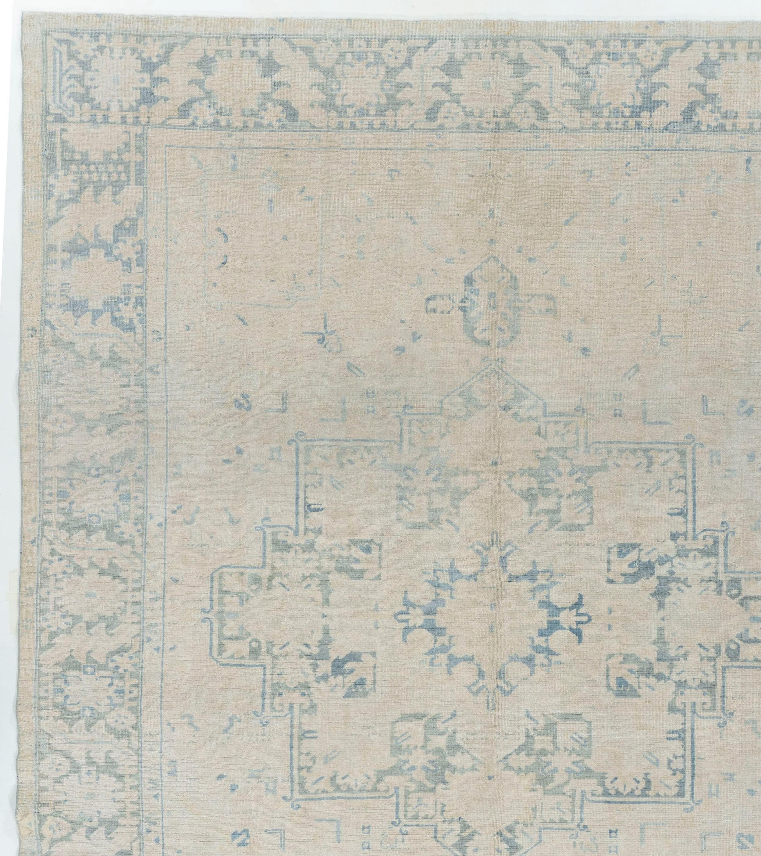 Alfombra persa Heriz vintage  9'4 X 12' Lana en venta