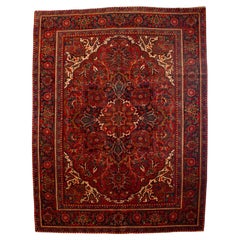 Vintage Persian Heriz Rug 9’6" x 12’5”
