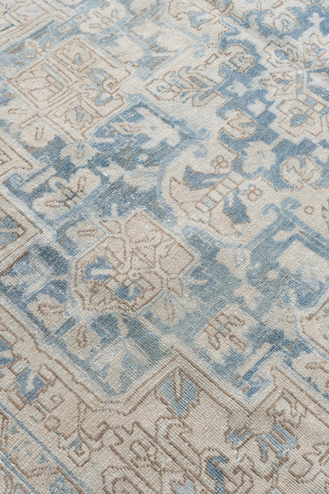 Tappeto persiano vintage Heriz 9'8 x 12'10 in vendita 3