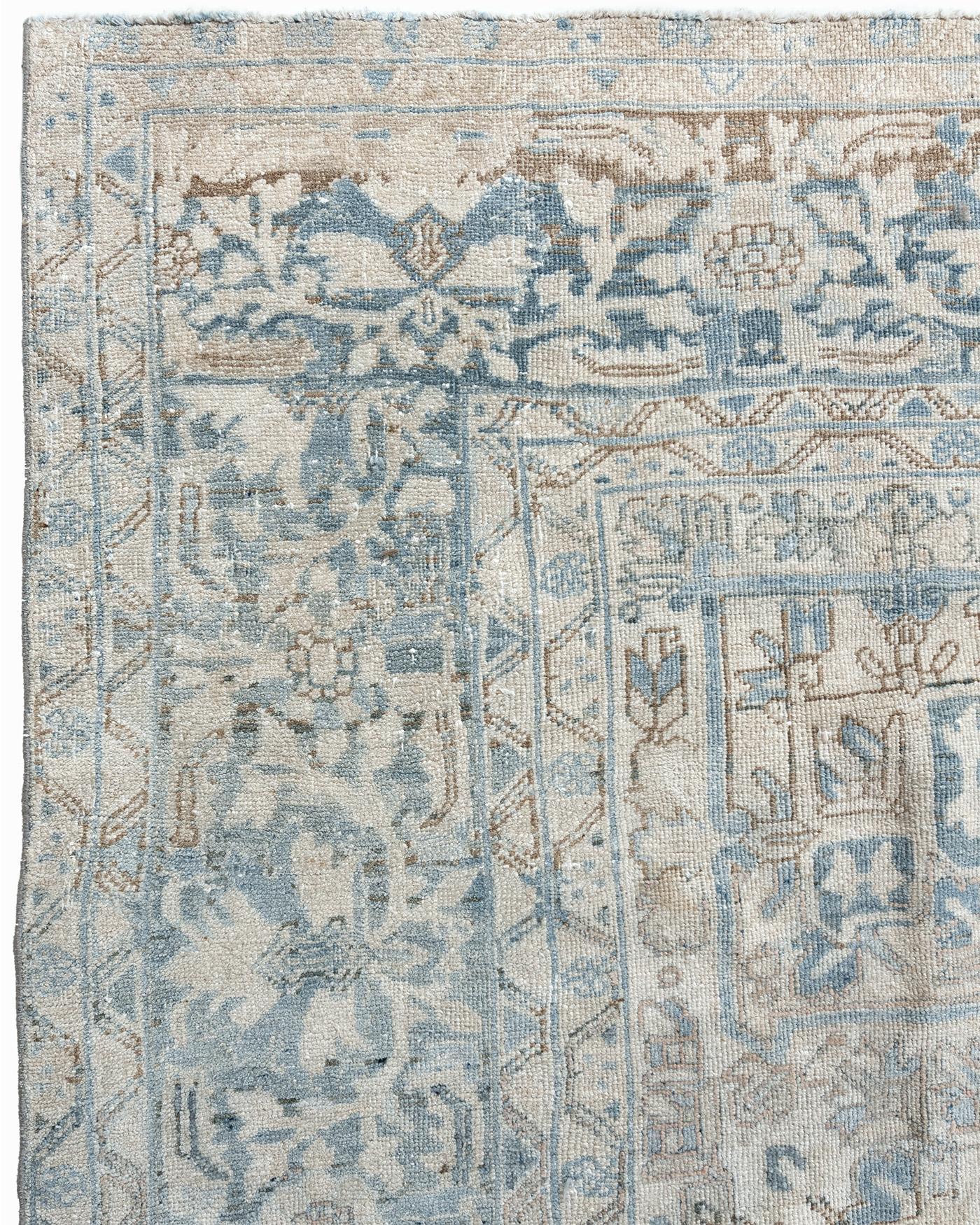 Persiano Tappeto persiano vintage Heriz 9'8 x 12'10 in vendita