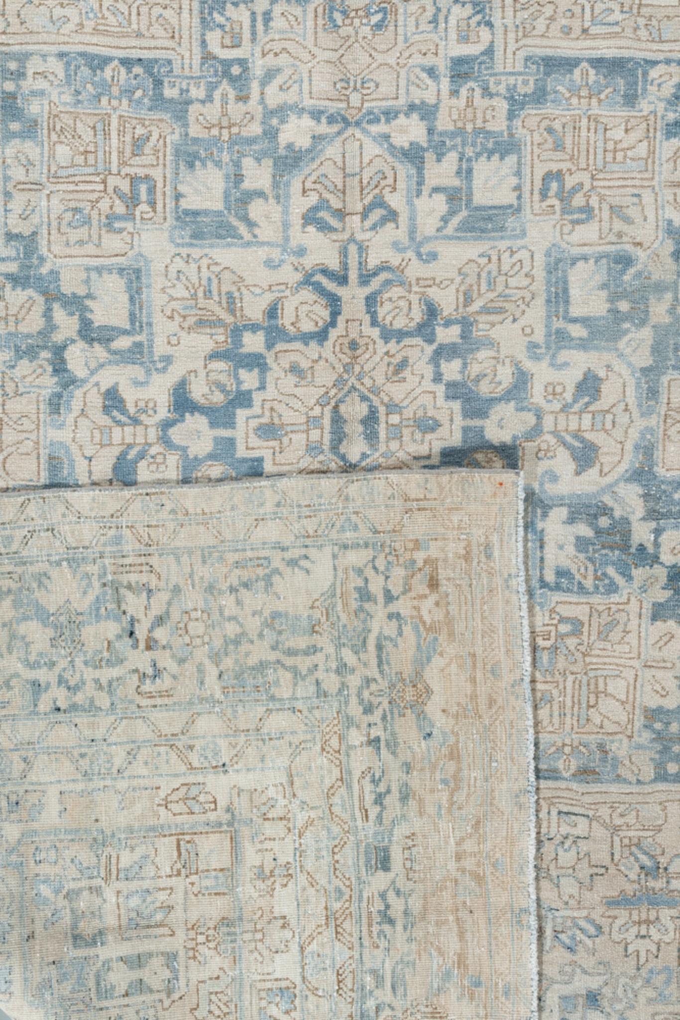 Tappeto persiano vintage Heriz 9'8 x 12'10 in vendita 2