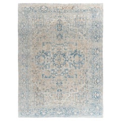 Vintage Persian Heriz Rug 9'8 x 12'10