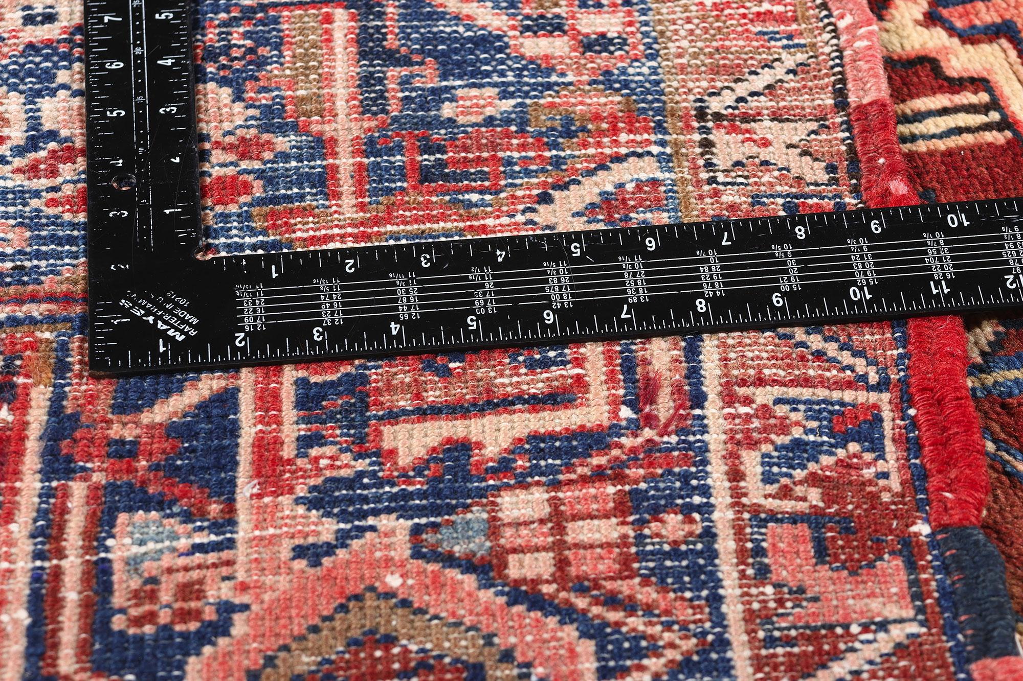 20th Century 1950's Persian Heriz Carpet with Modern Style For Sale