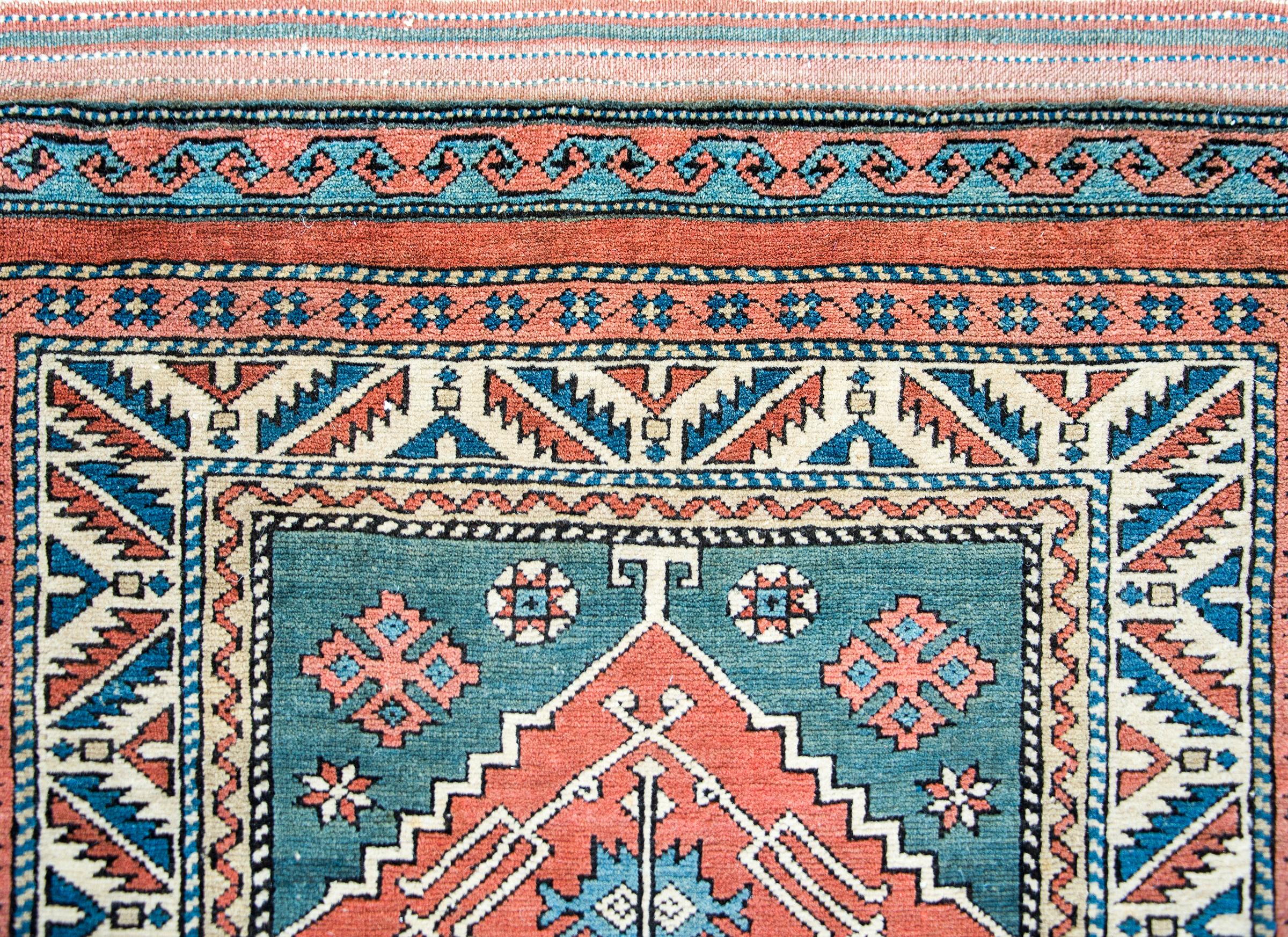 Persischer Heriz-Teppich, Vintage im Angebot 4