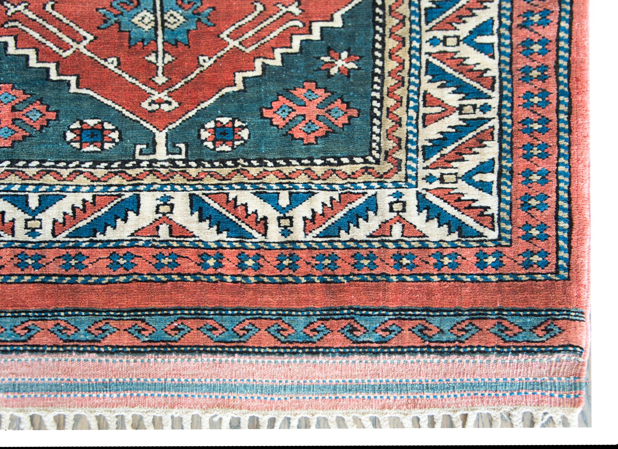 Persischer Heriz-Teppich, Vintage im Angebot 5