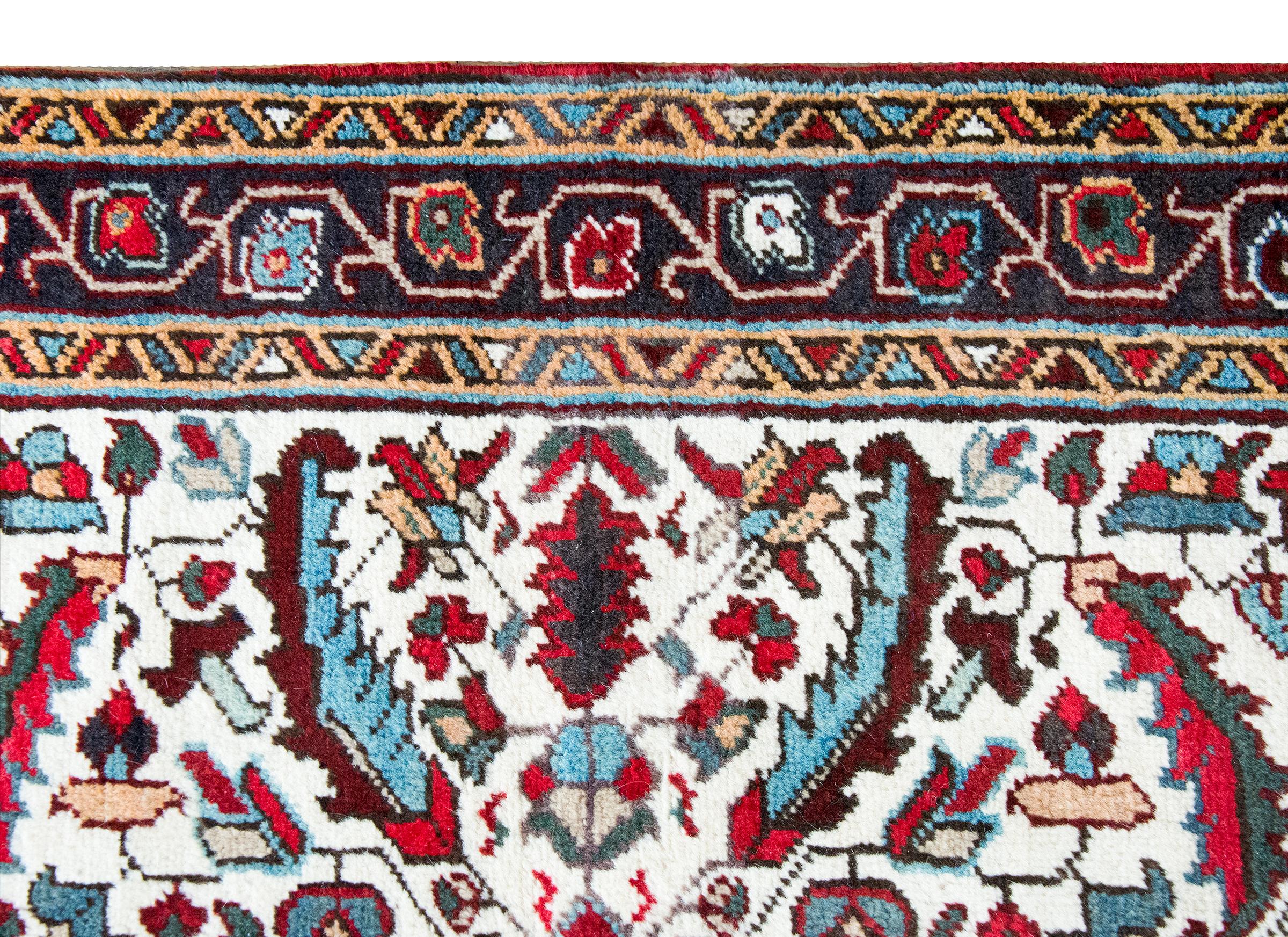 Vintage Persian Heriz Rug For Sale 5