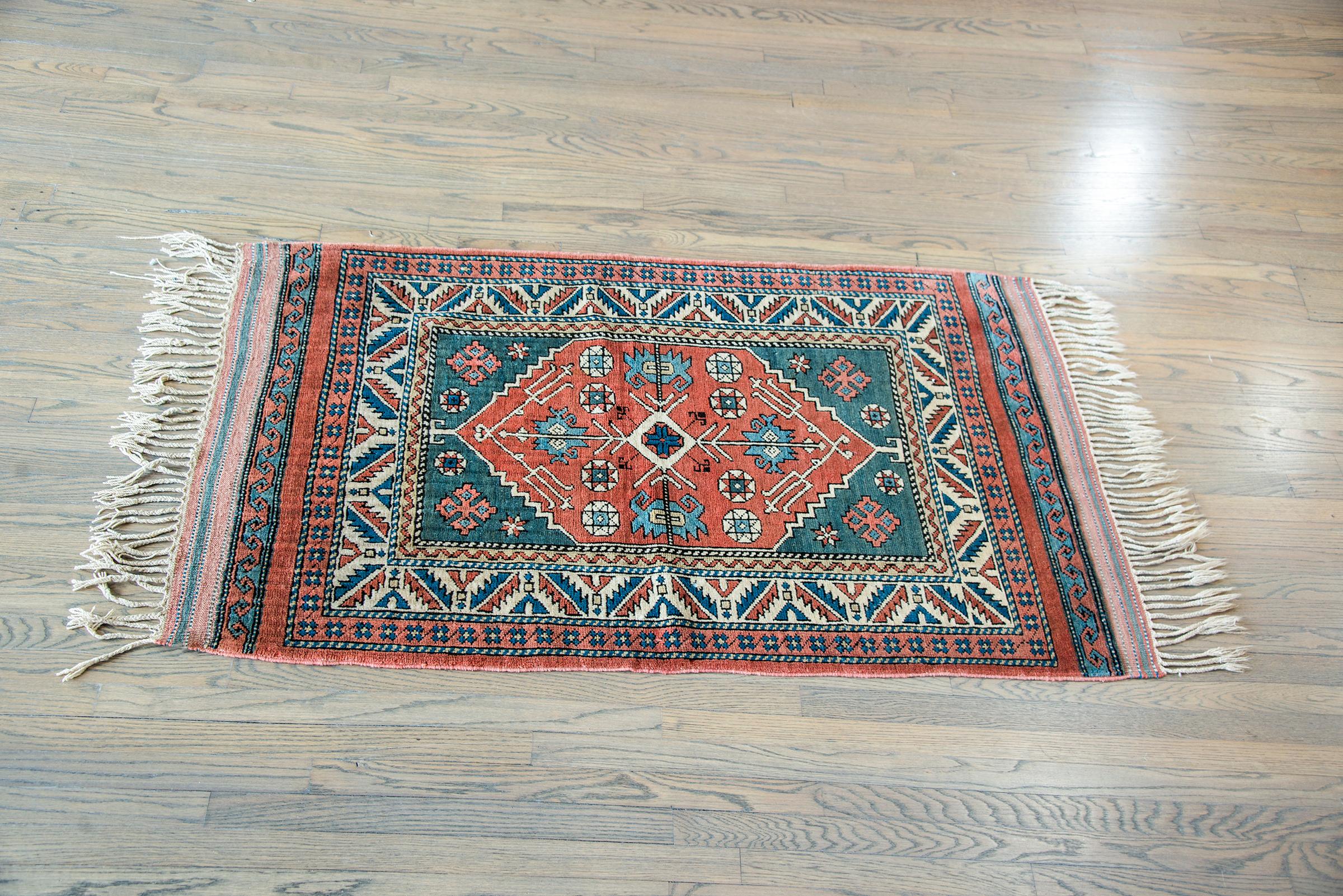 Persischer Heriz-Teppich, Vintage im Angebot 6