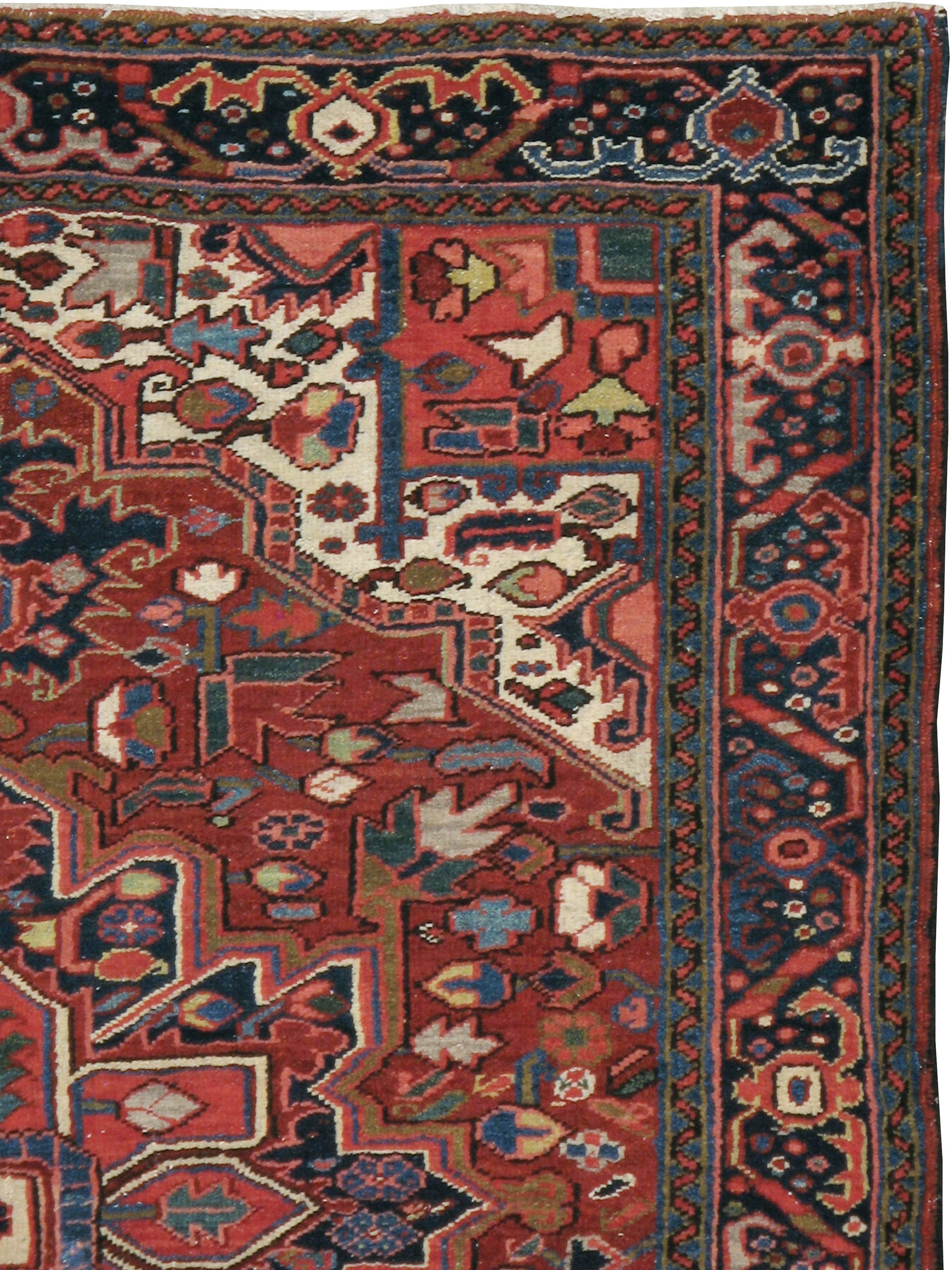 Heriz Serapi Vintage Persian Heriz Rug For Sale