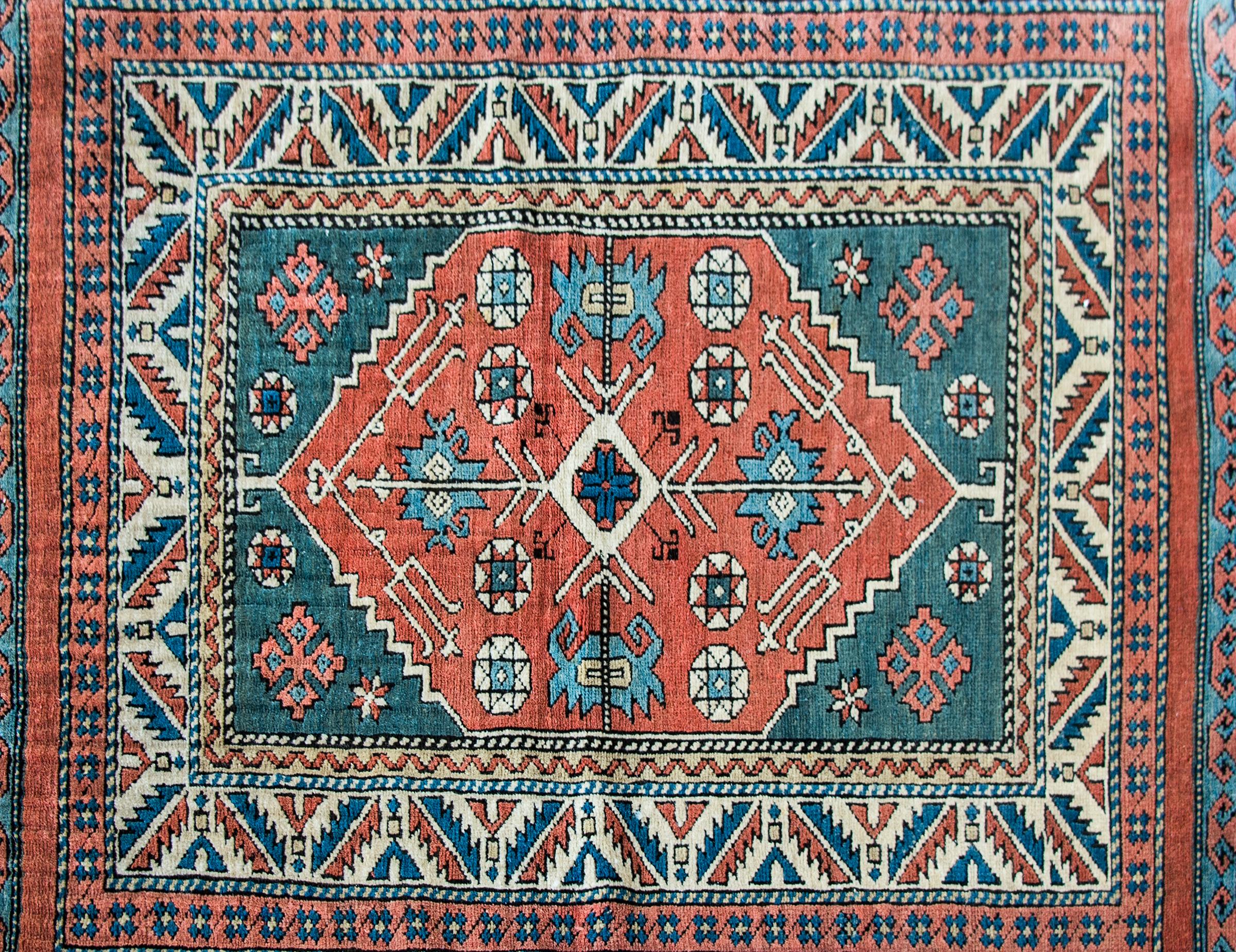 Heriz Serapi Vintage Persian Heriz Rug For Sale