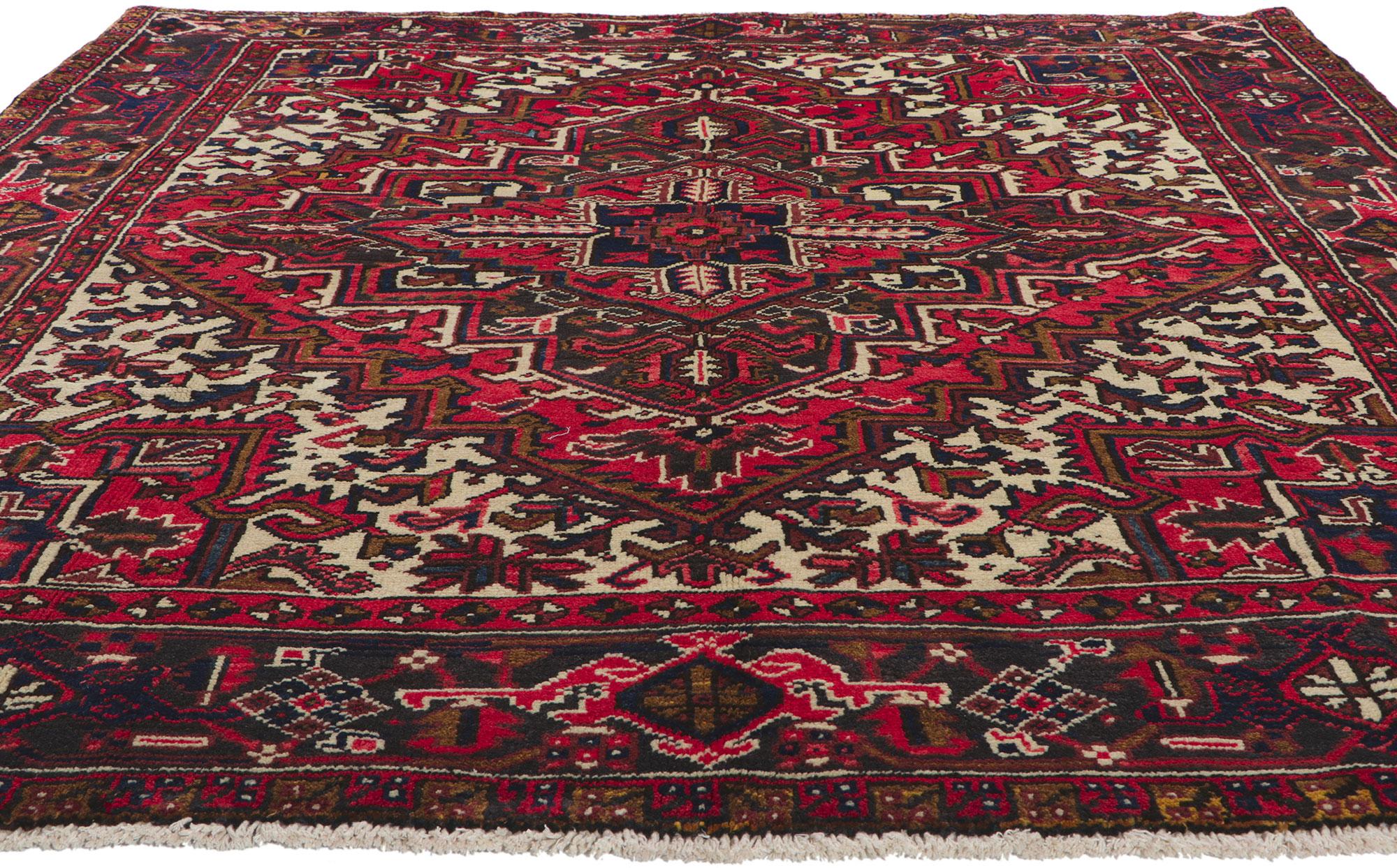 Persischer Heriz-Teppich, Vintage (Heriz Serapi) im Angebot