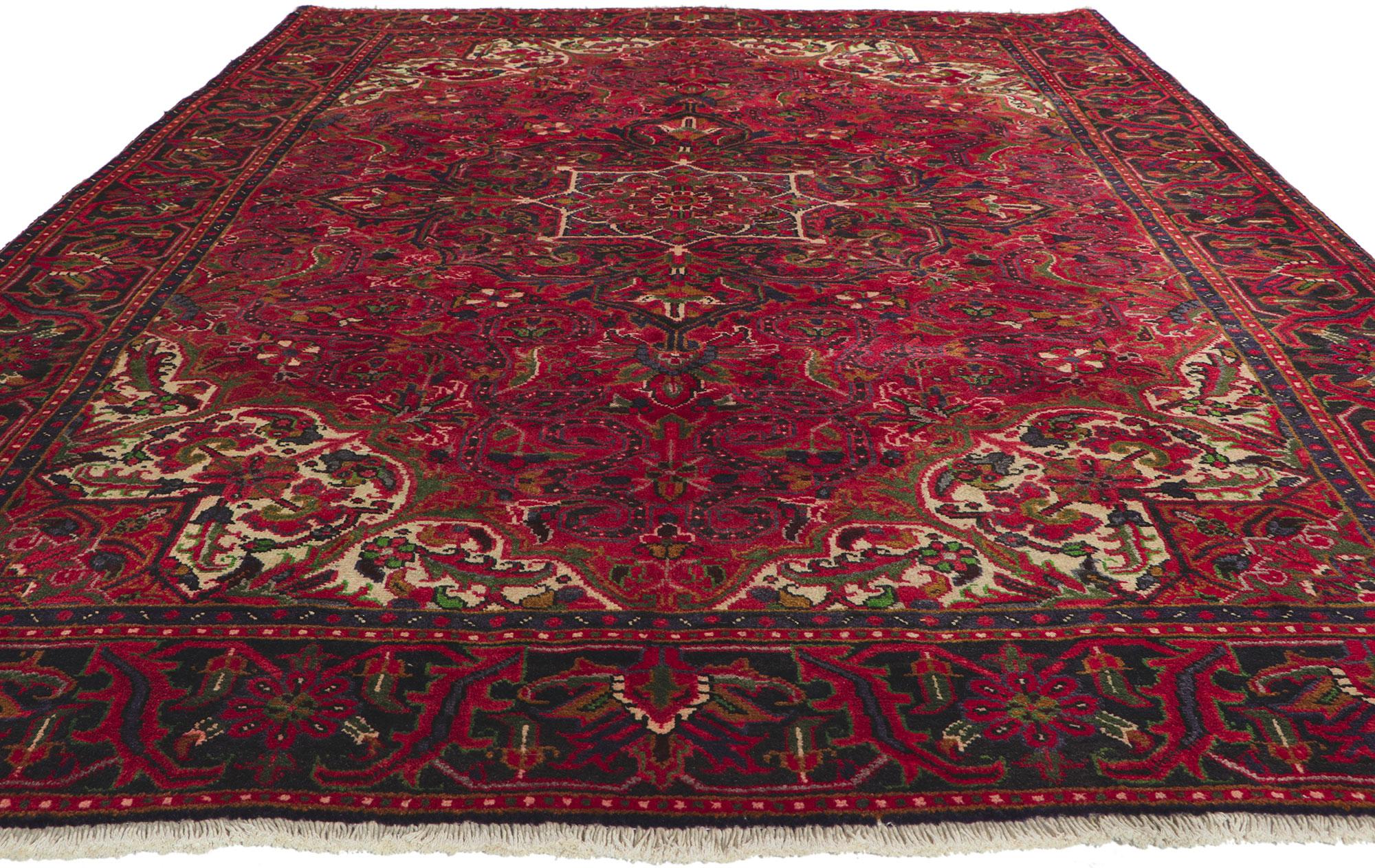 Persischer Heriz-Teppich, Vintage (Heriz Serapi) im Angebot