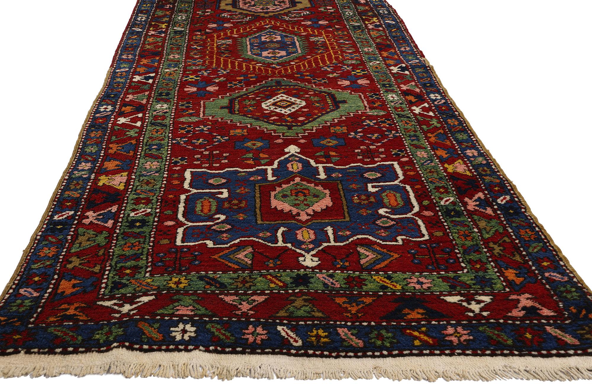 20th Century Vintage Persian Heriz Rug  For Sale