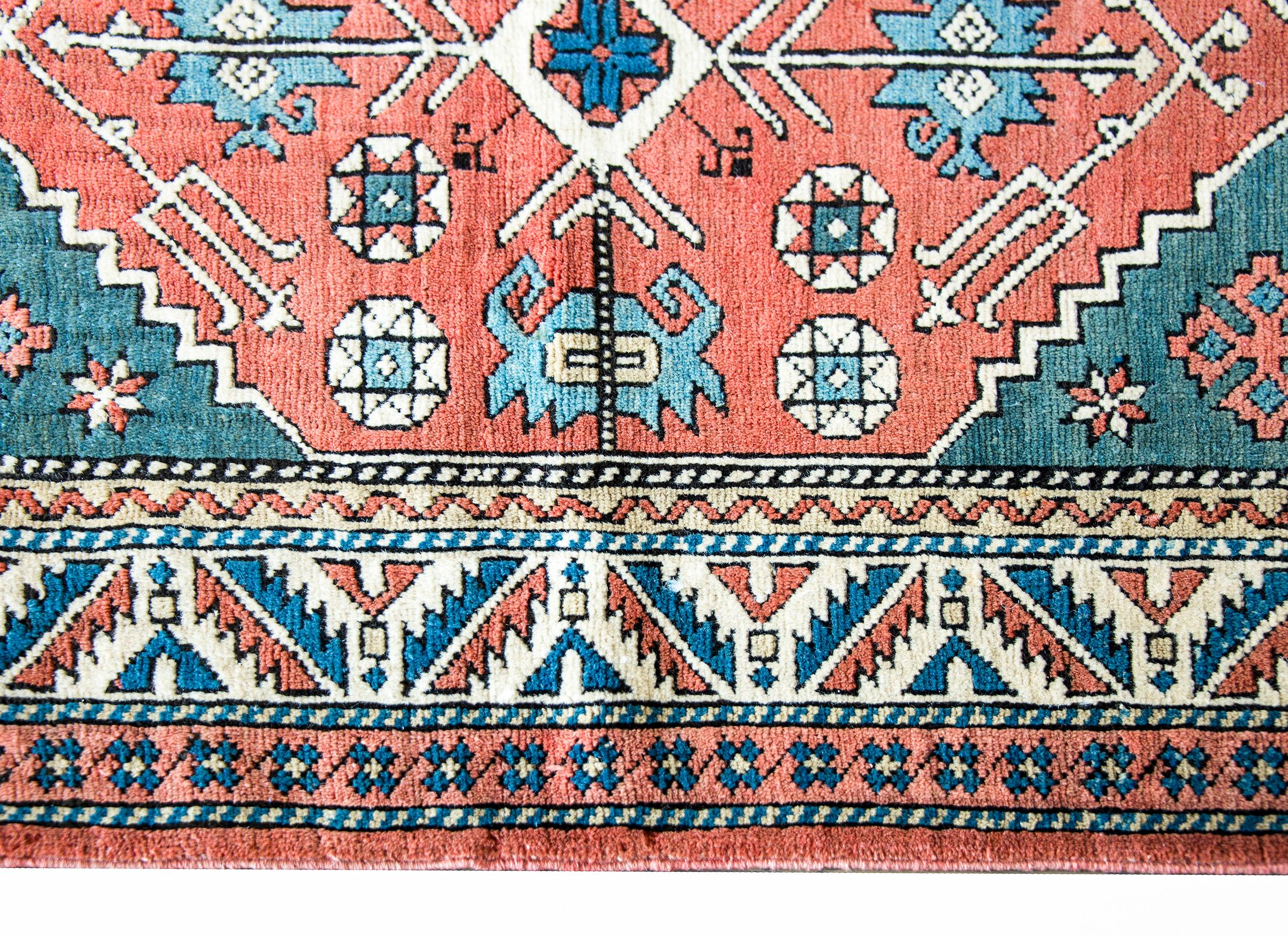 Persischer Heriz-Teppich, Vintage im Angebot 1