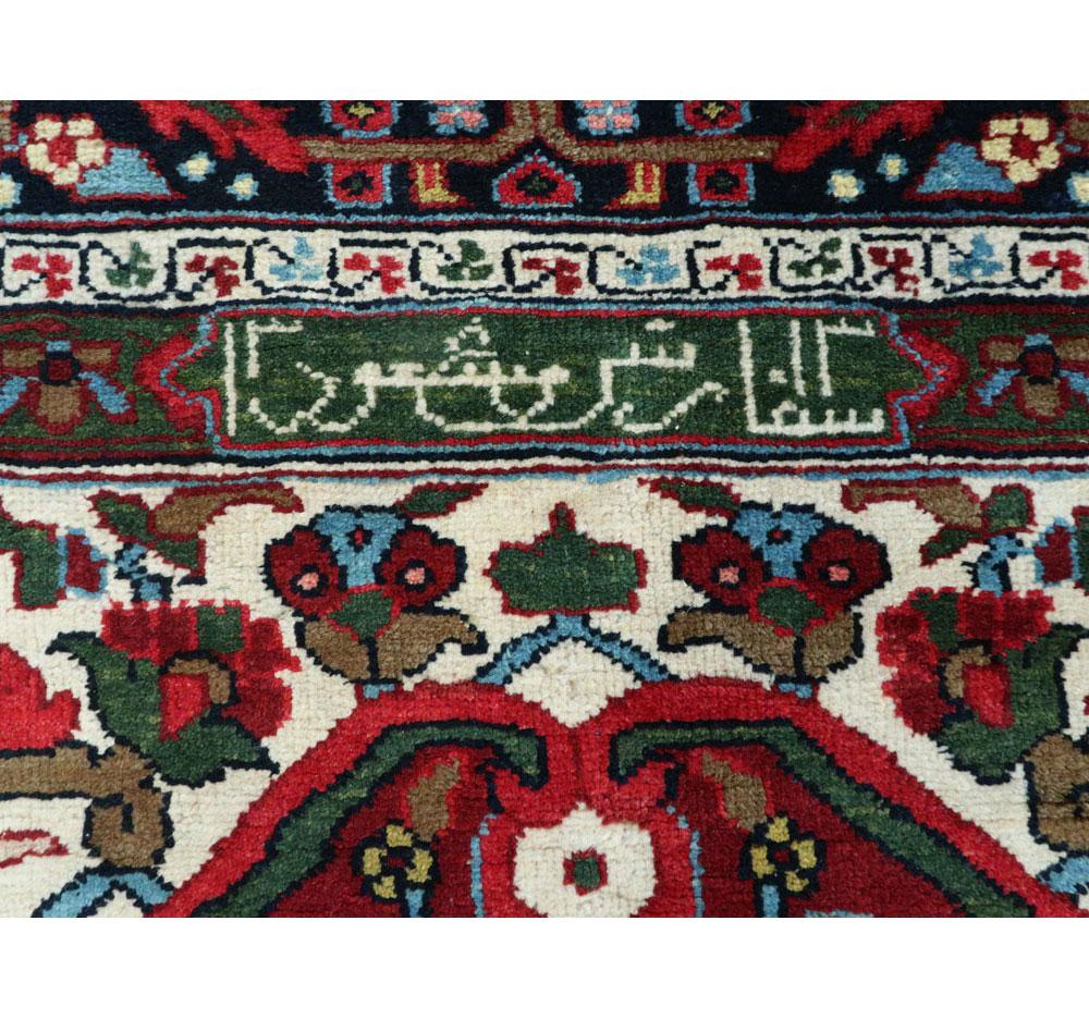 Vintage Handmade Persian Heriz Oversize Rug 2