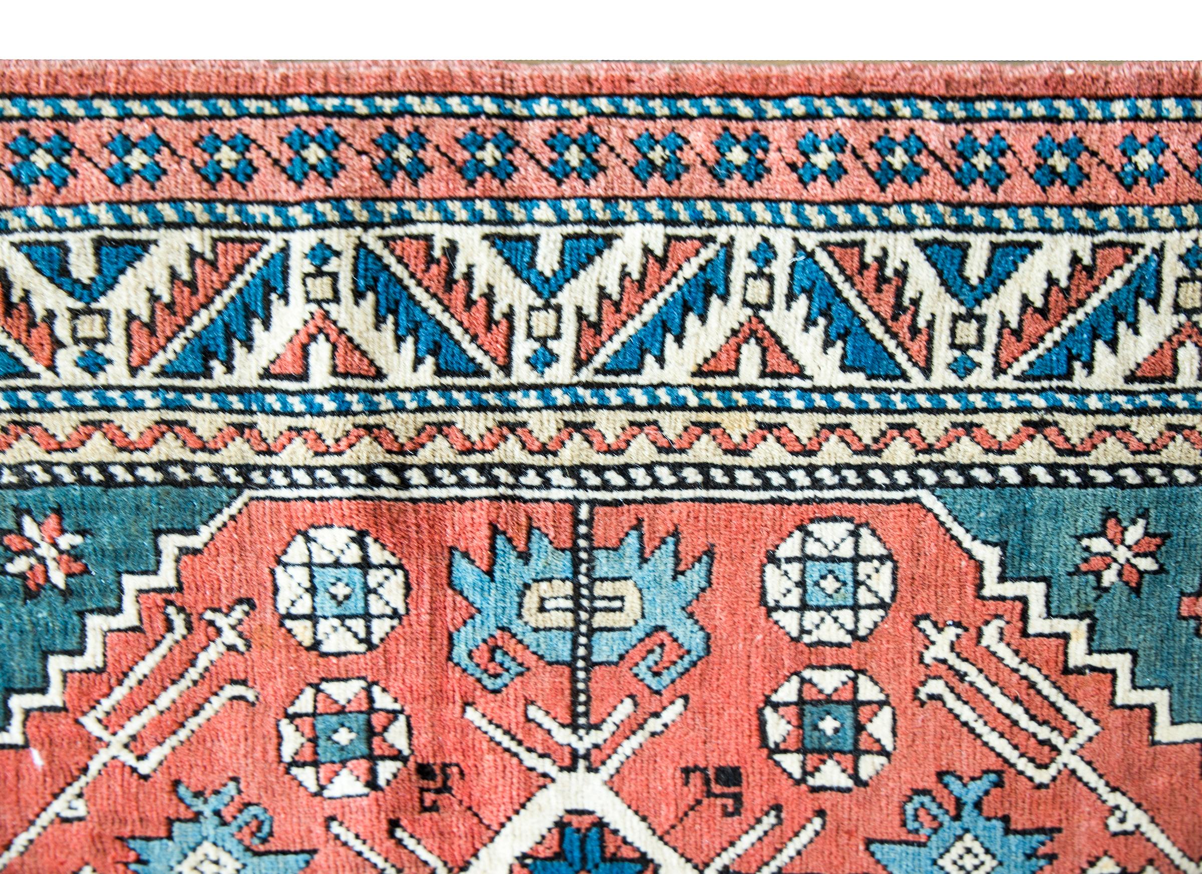 Persischer Heriz-Teppich, Vintage im Angebot 2