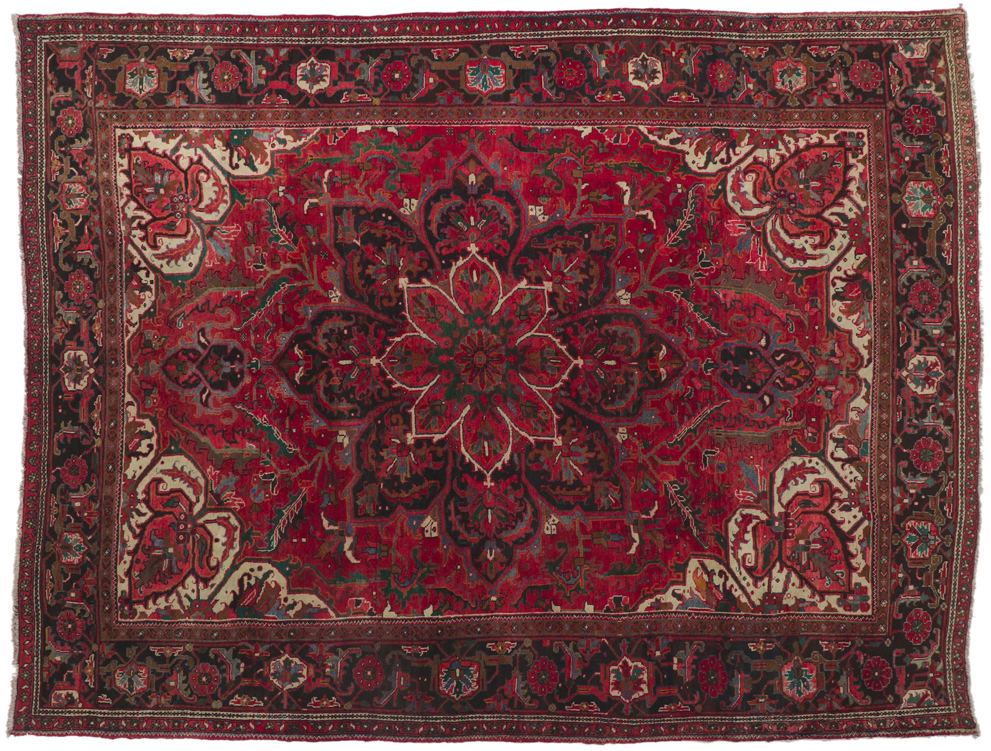 Vintage Persian Heriz Rug For Sale 2