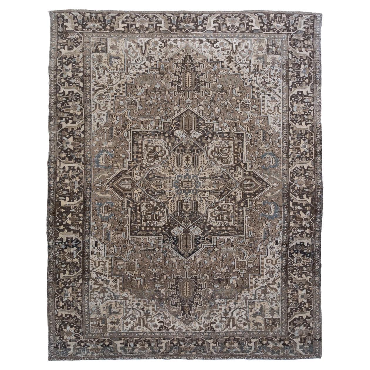 Vintage Persian Heriz Rug For Sale at 1stDibs alter teppich