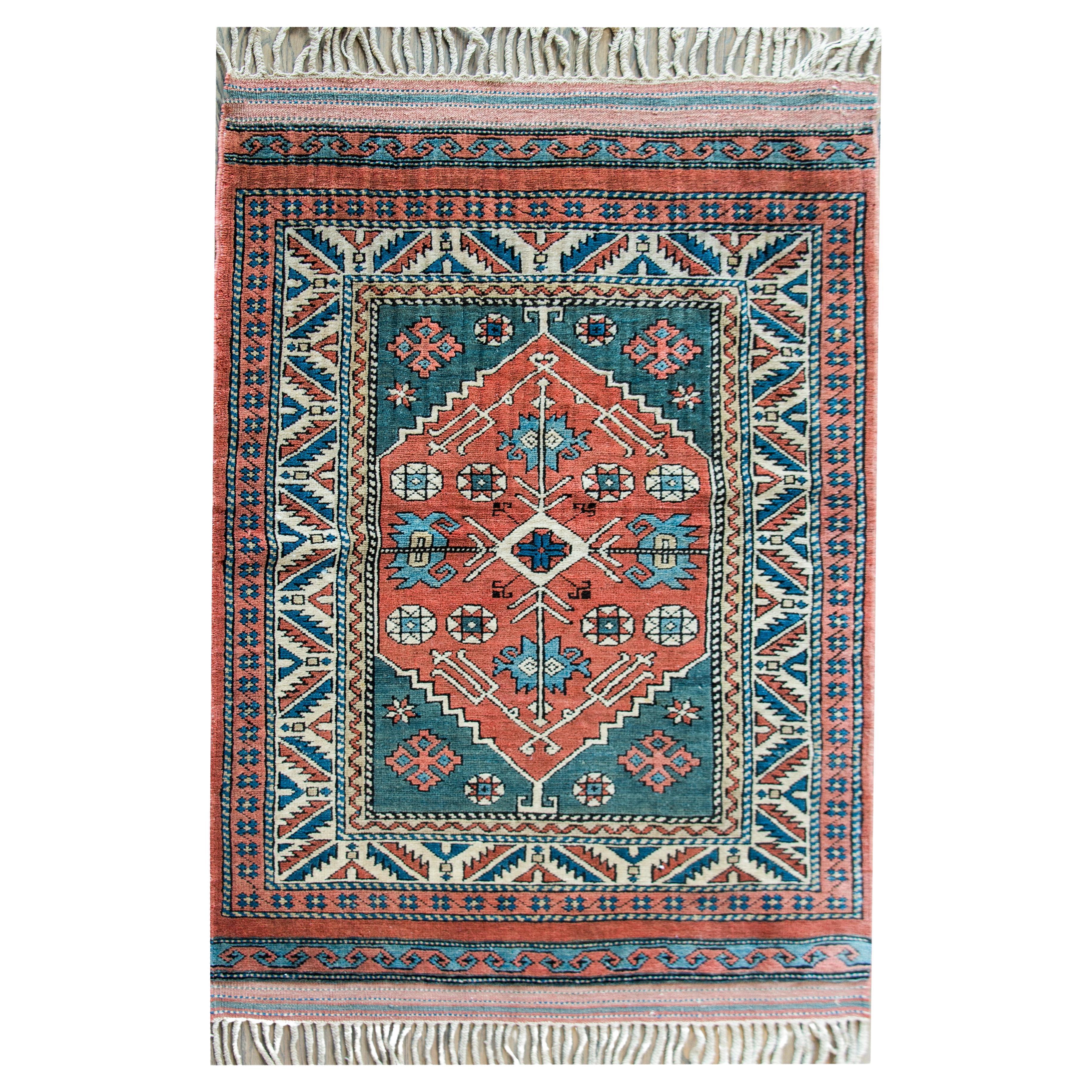 Persischer Heriz-Teppich, Vintage im Angebot