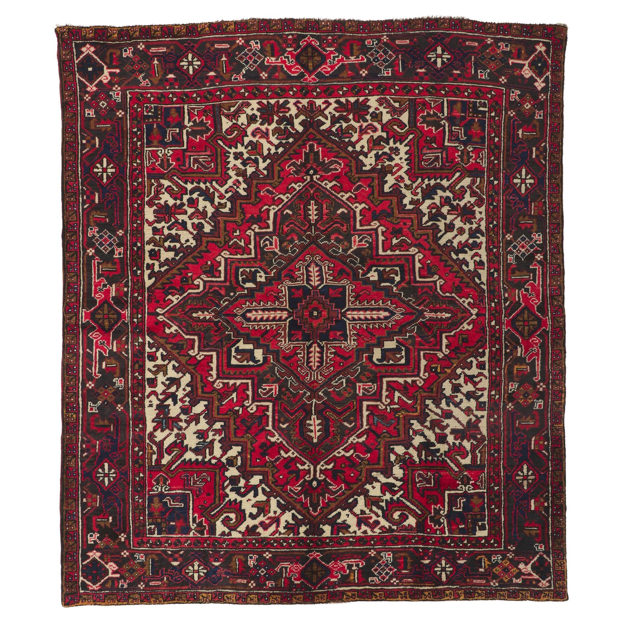 Tapis persan vintage Heriz