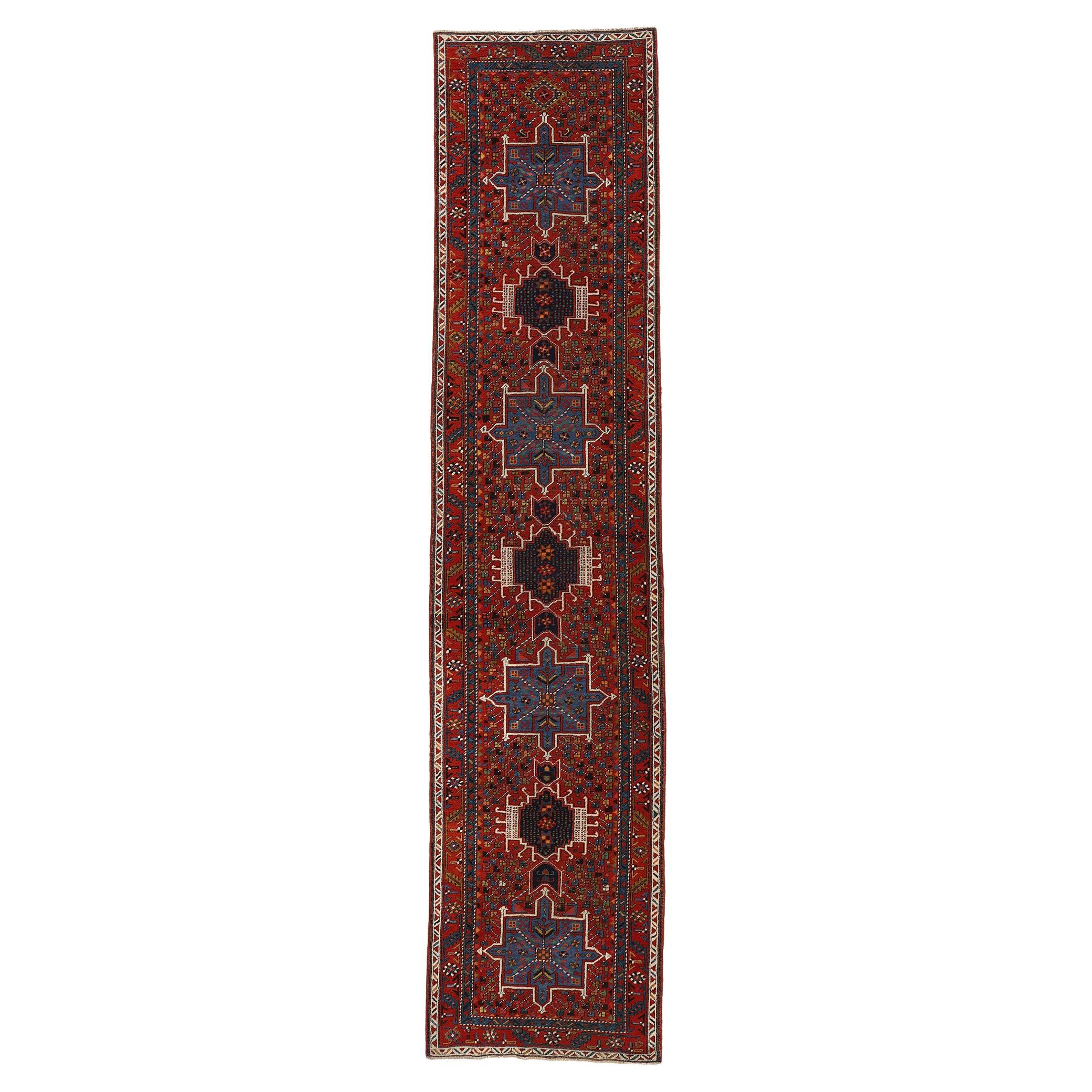 Vintage Persian Heriz Rug 