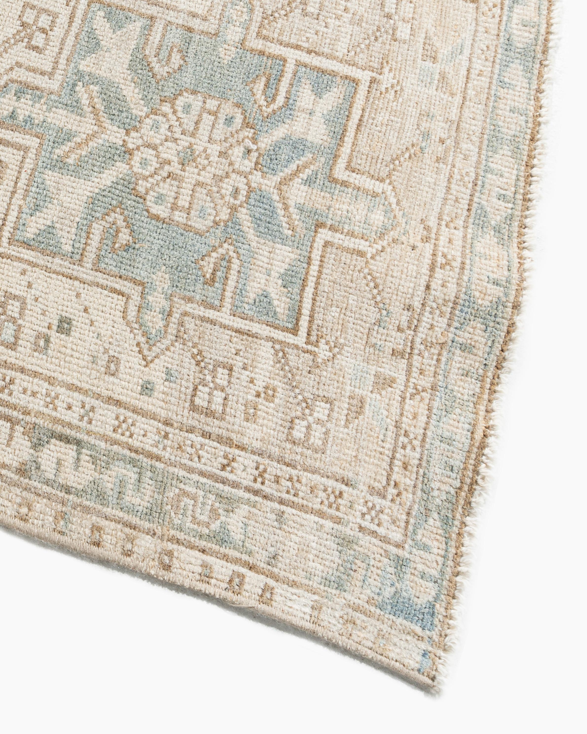 Heriz Serapi Vintage Persian Heriz Runner 1'10 x 12'8 For Sale