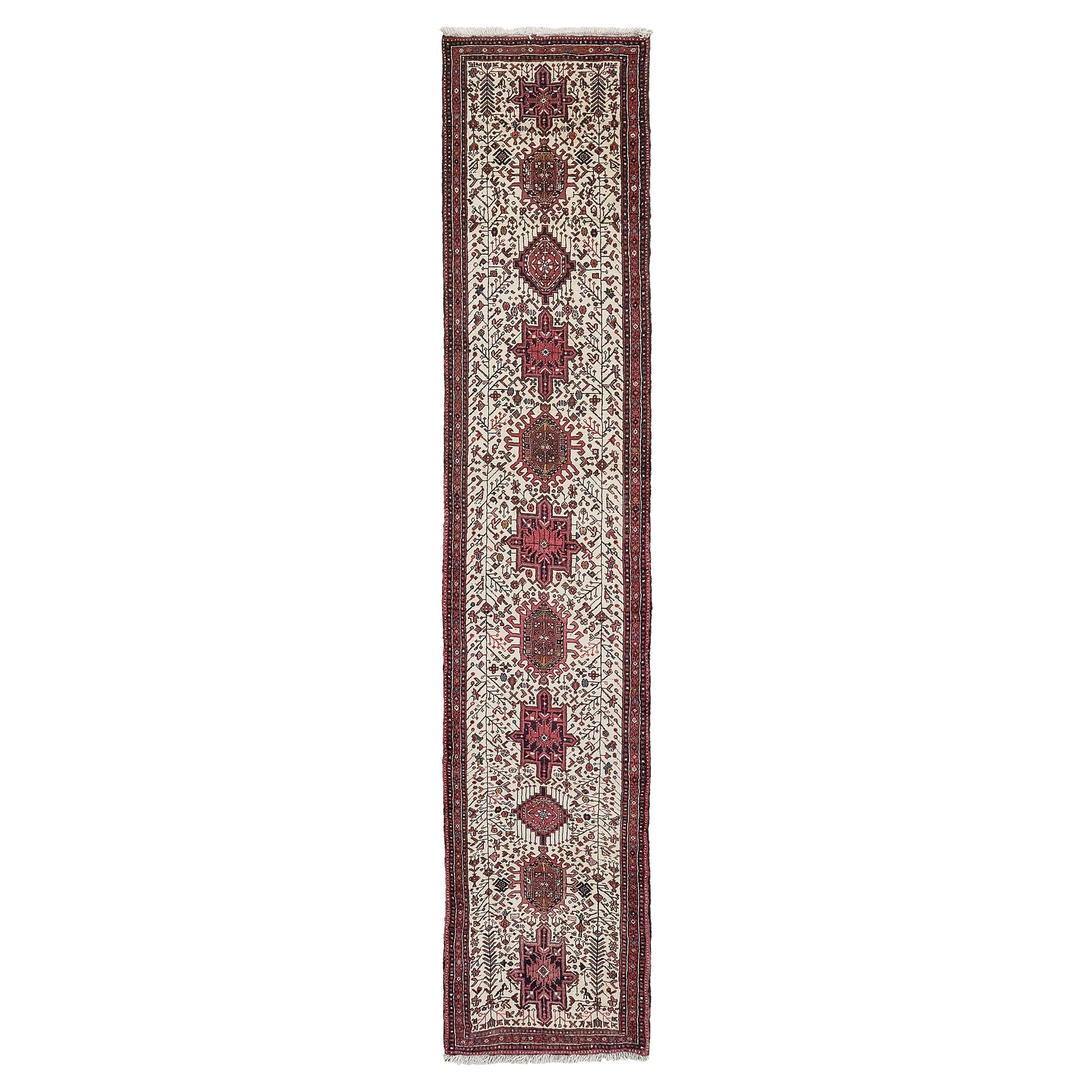 Tapis de couloir persan Heriz 29772