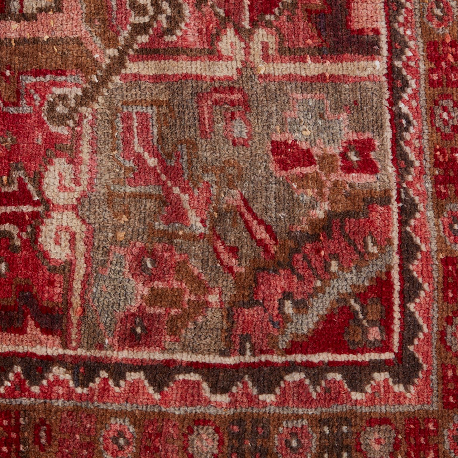 Vintage Persian Heriz Wool Rug For Sale 6