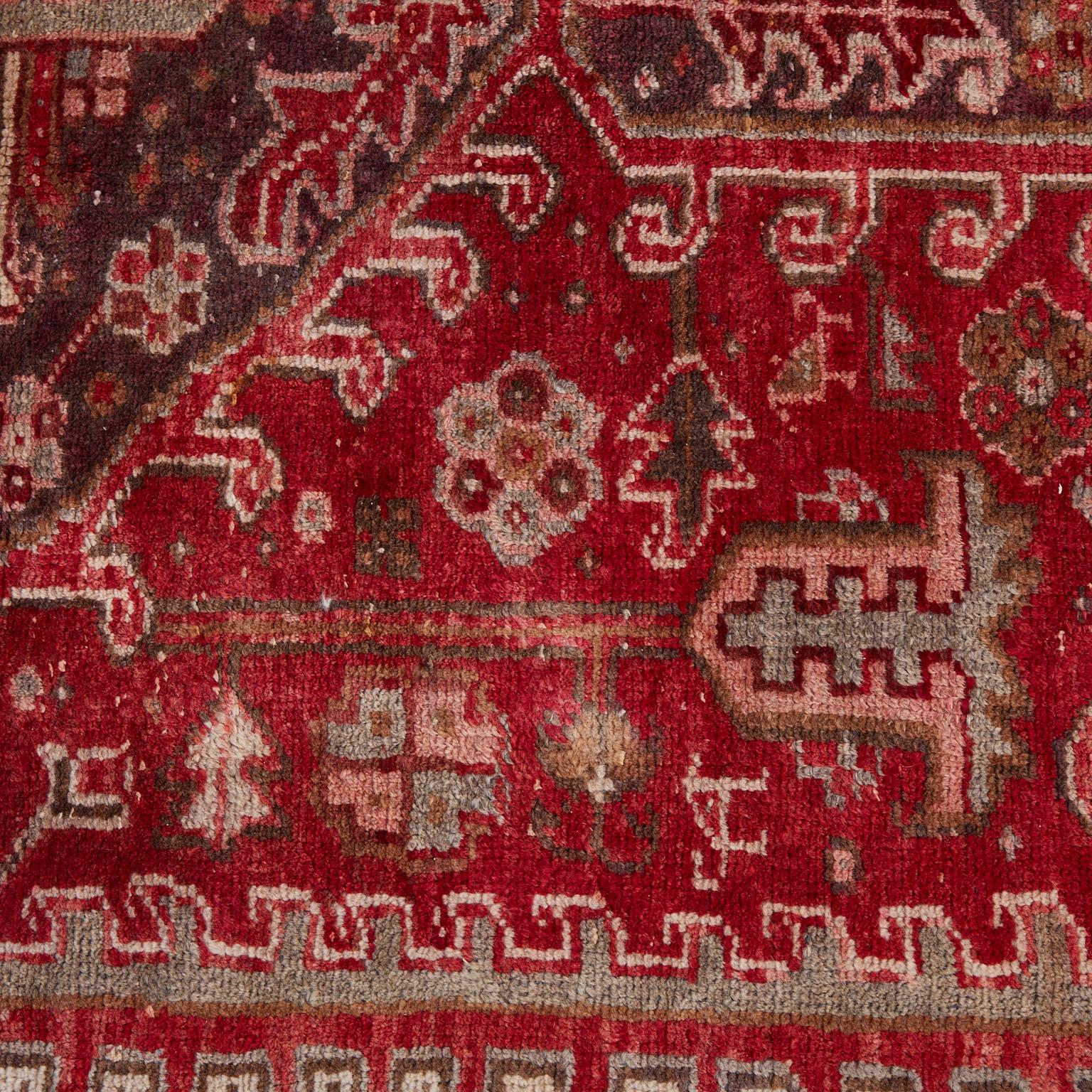 Vintage Persian Heriz Wool Rug For Sale 8