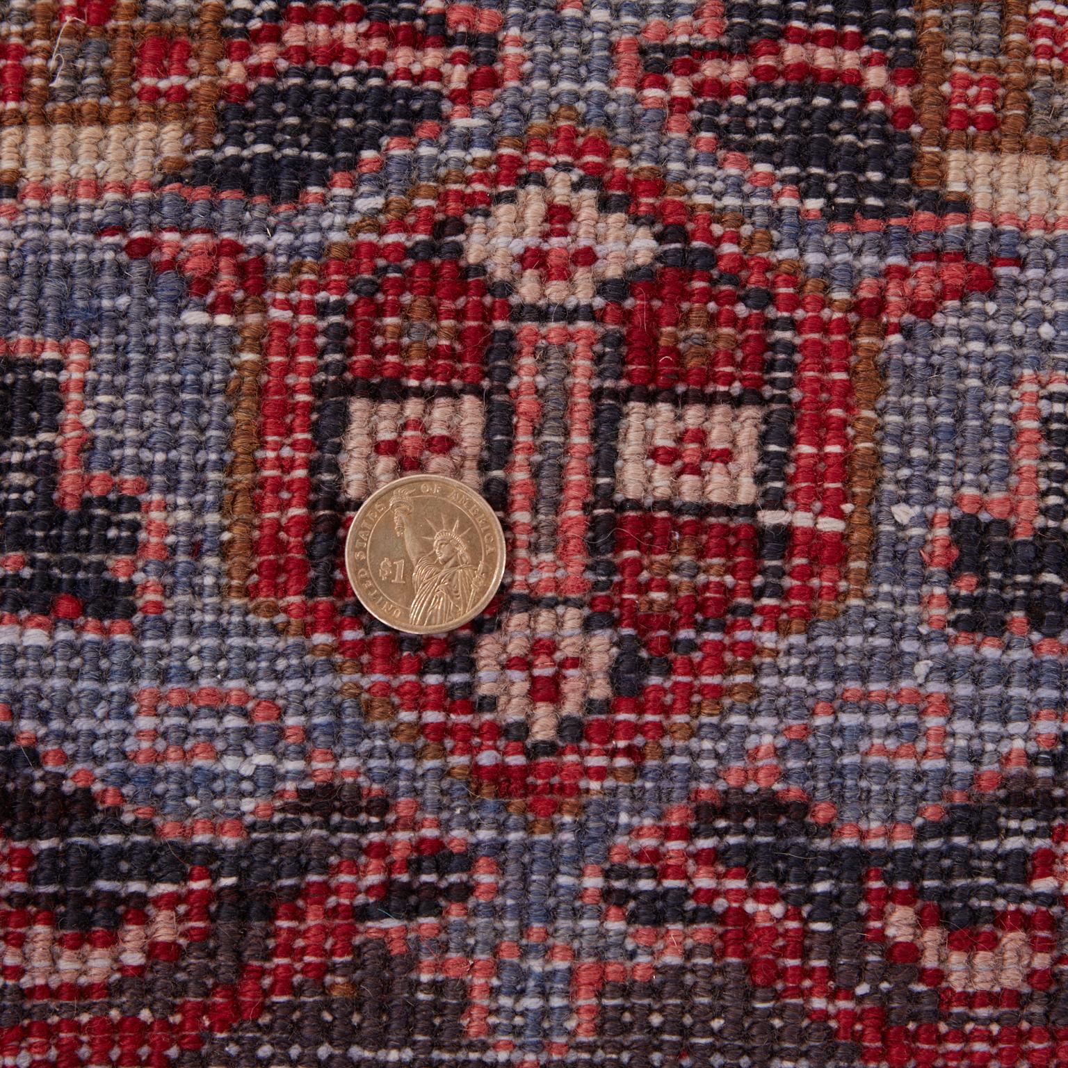 Vintage Persian Heriz Wool Rug For Sale 12