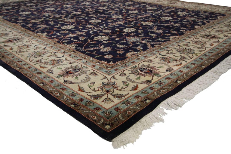 Vintage Persian Hollywood Regency Style Pakistani Rug For Sale at 1stDibs