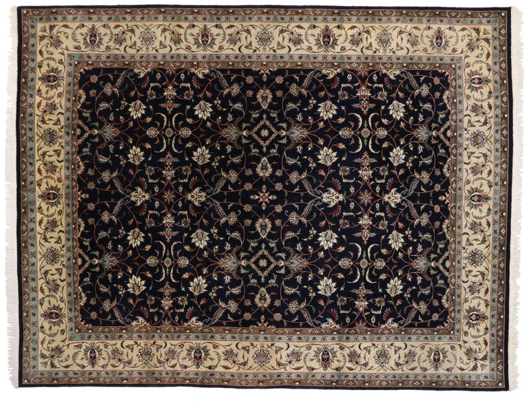 Vintage Persian Hollywood Regency Style Pakistani Rug For Sale at 1stDibs
