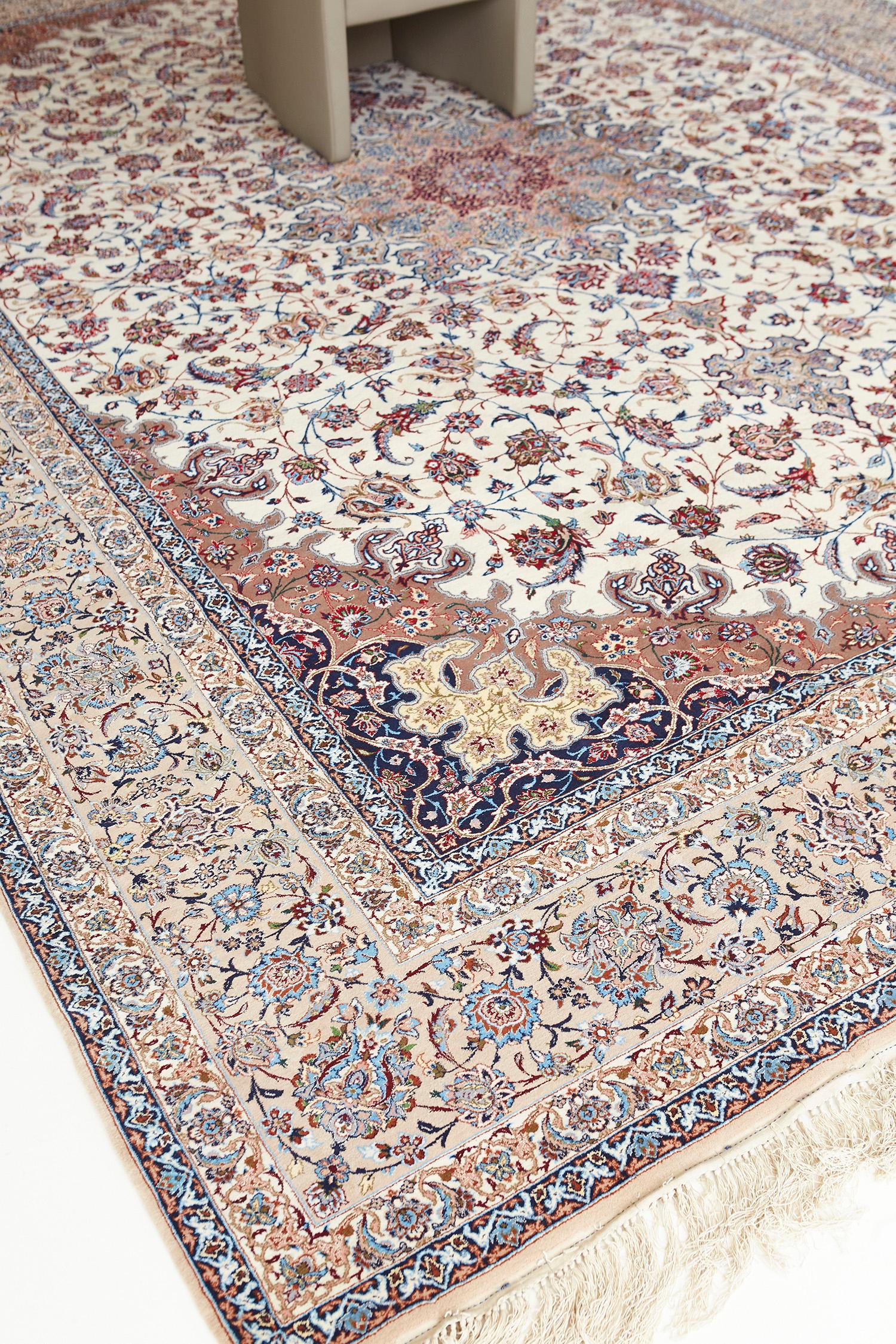 Vintage Persian Isfahan For Sale 4
