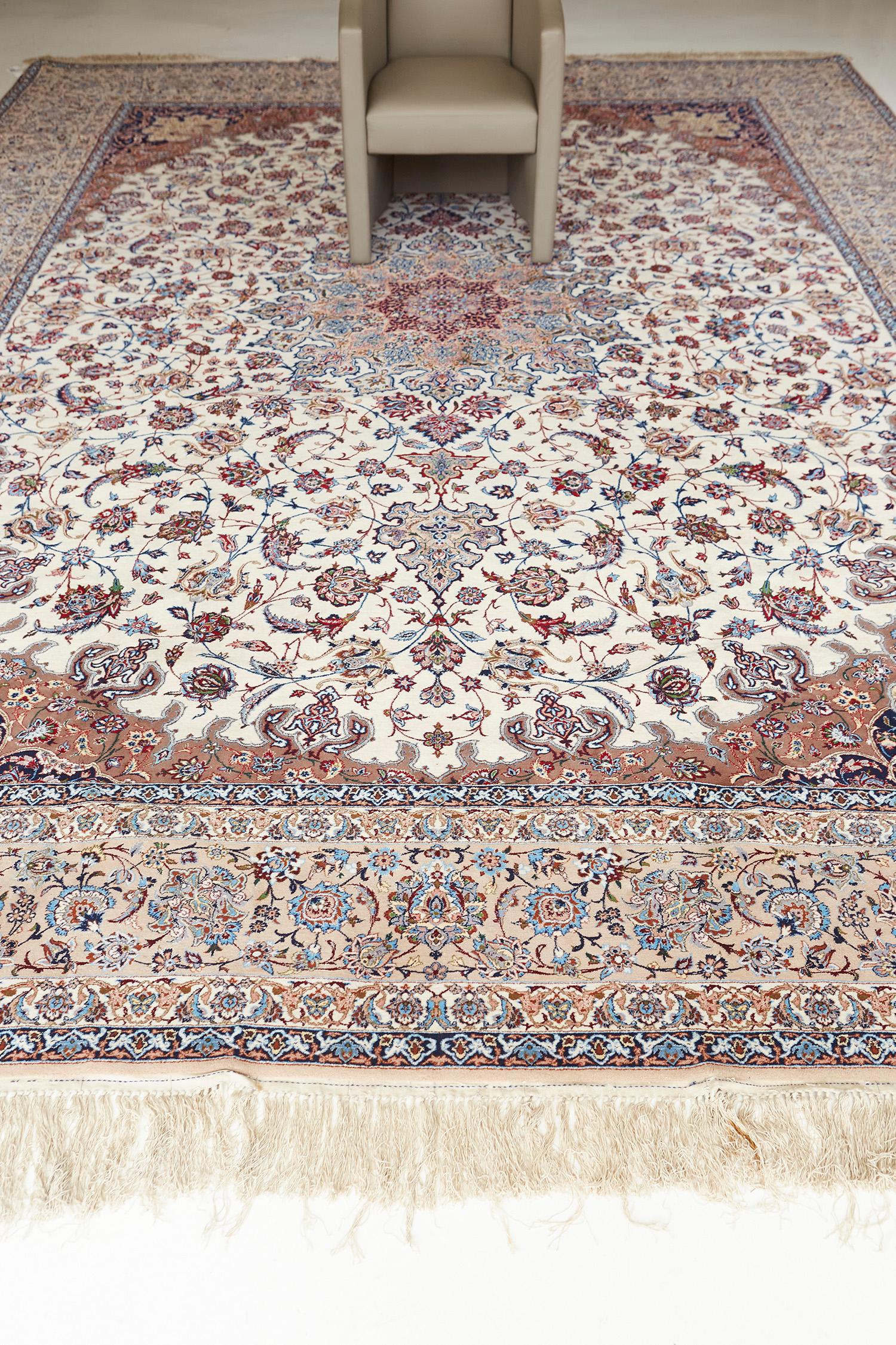 Vintage Persian Isfahan For Sale 5