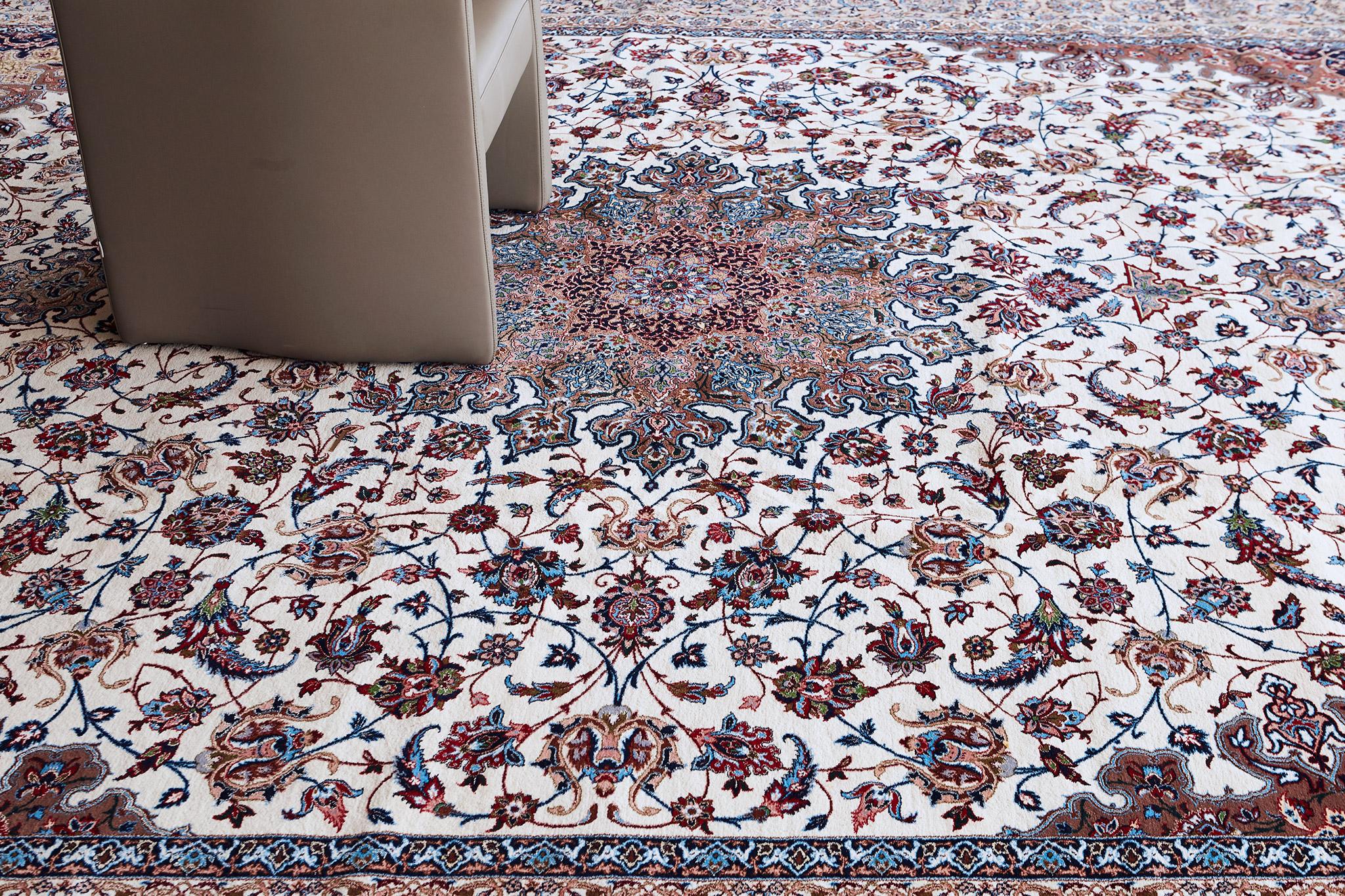 Mid-20th Century Vintage Persian Isfahan For Sale
