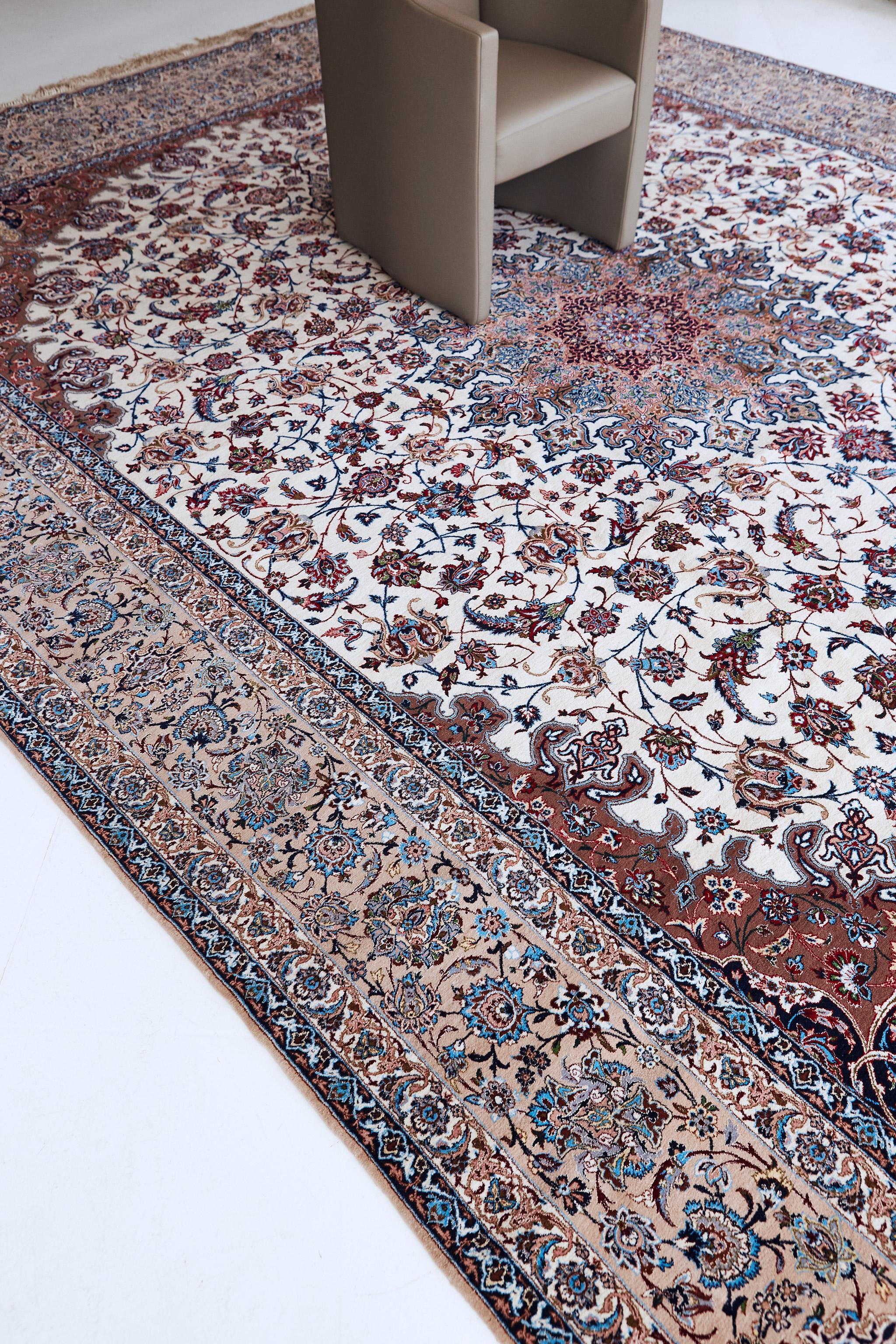 Vintage Persian Isfahan For Sale 1