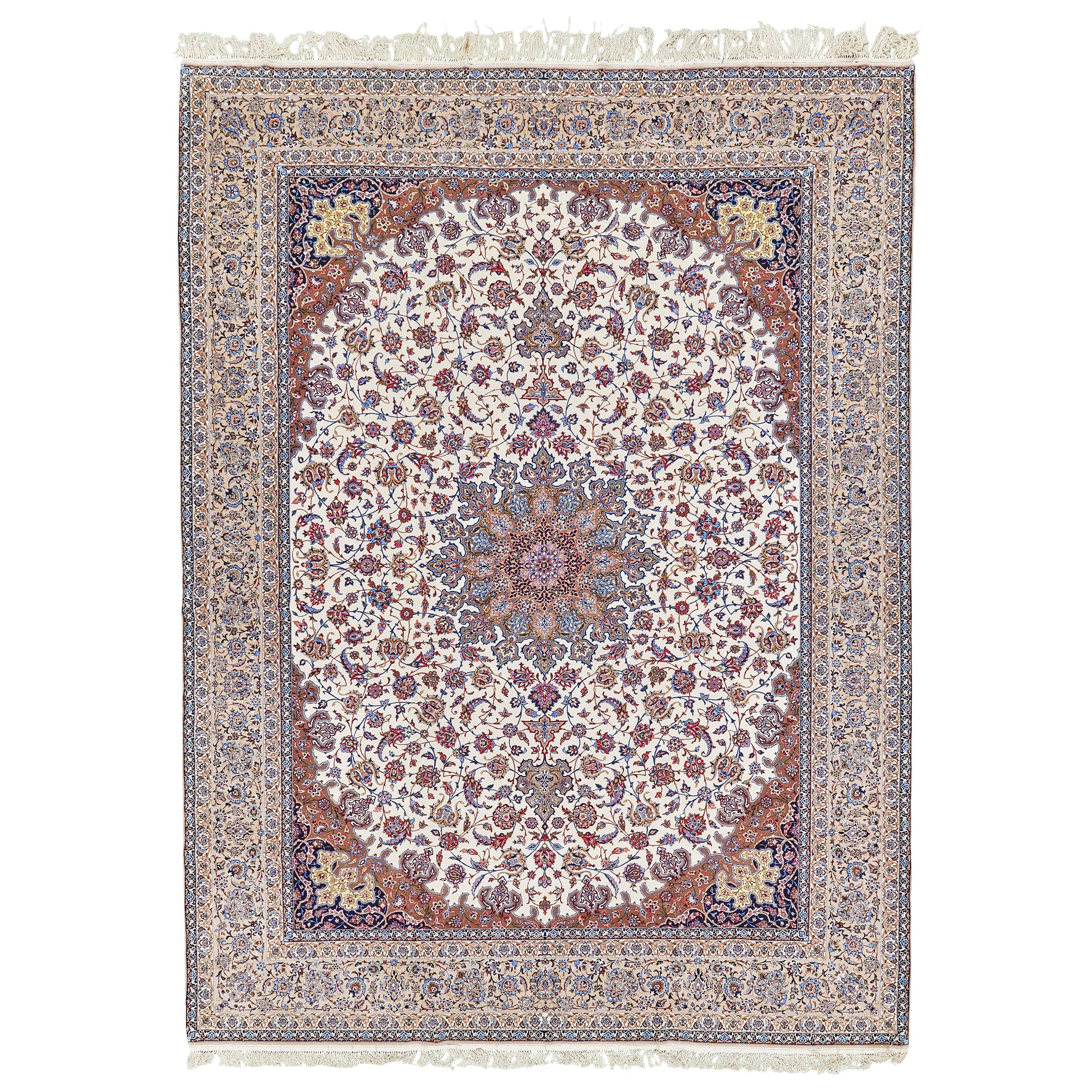 Vintage Persian Isfahan For Sale