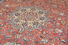 Vintage Persian Isfahan Najafabad Carpet