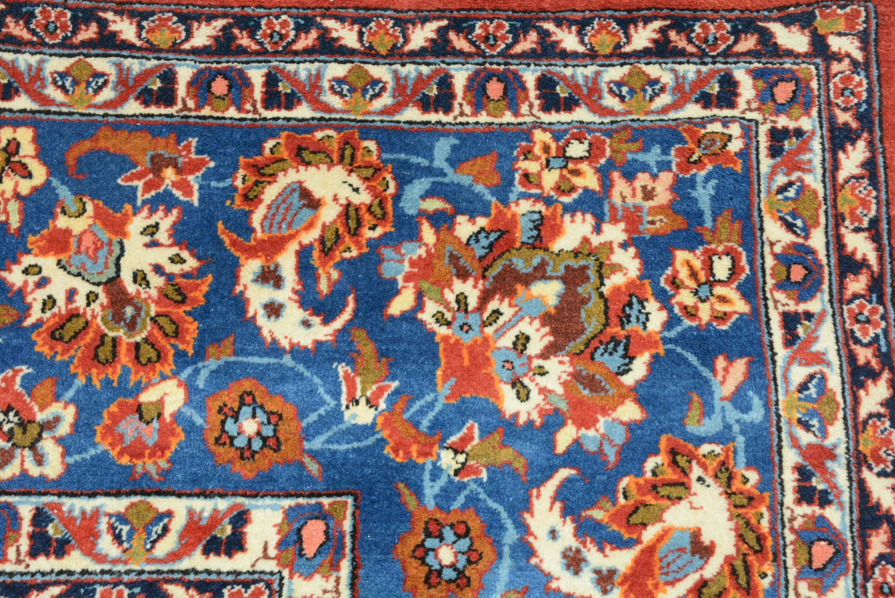 20th Century Vintage Persian Isfahan Najafabad Carpet For Sale