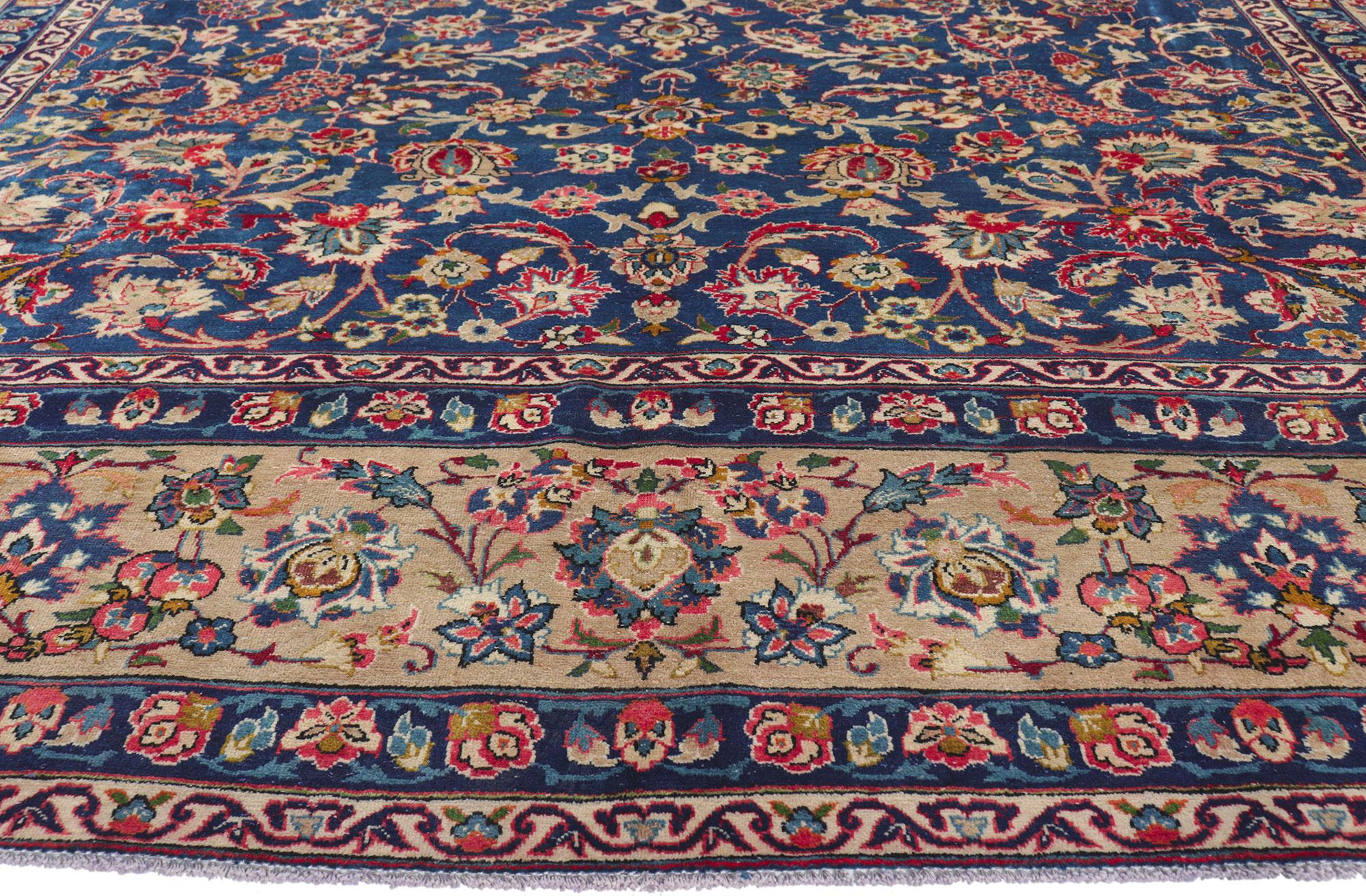 20th Century Vintage Persian Isfahan Rug For Sale
