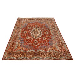 Vintage Persian Isfahan Rug - Size: 6'5x5'3